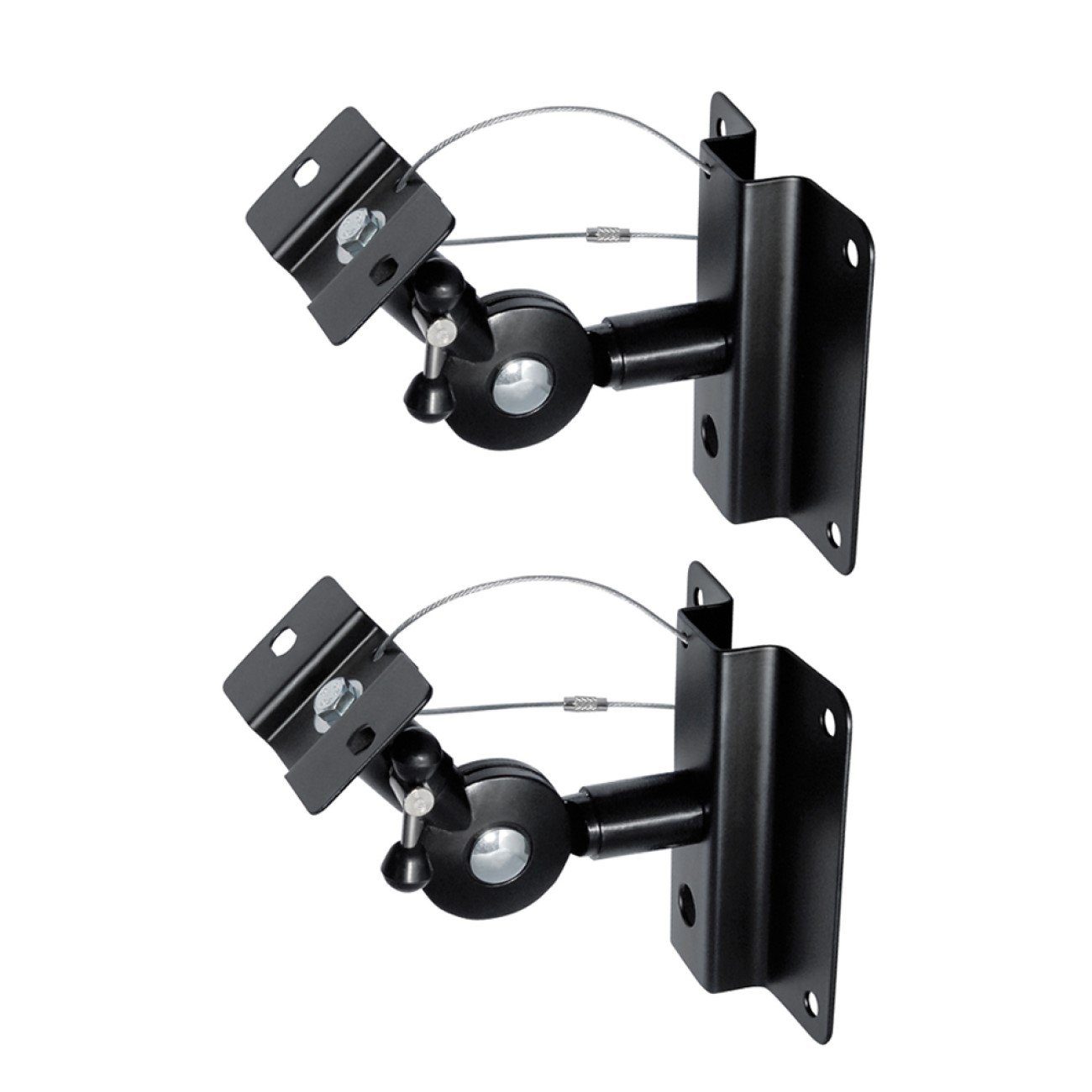 ARLI Wandhalter für Lautsprecher Wandhalterungen Halterung Lautsprecher-Wandhalterung, (inkl. Montageanleitung und Befestigungsmaterial, 2 er Pack, Set)