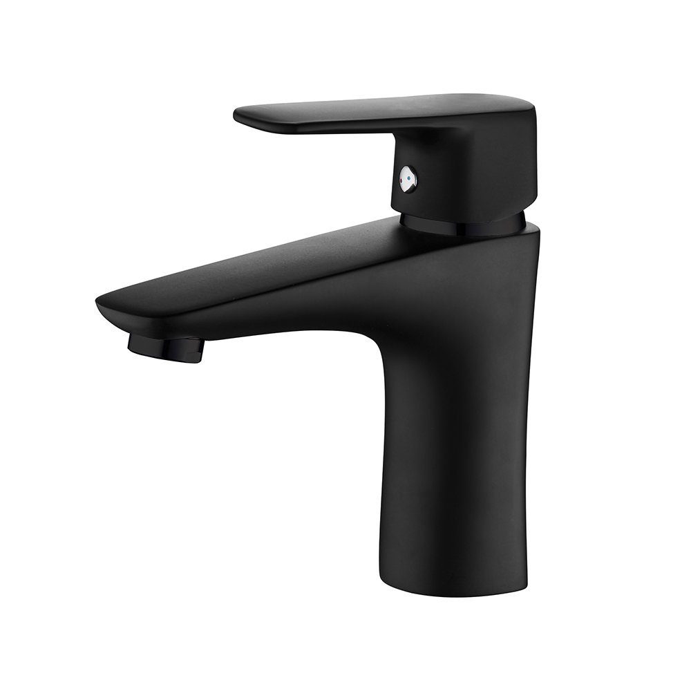 Aloni Waschtischarmatur ZS80703B (einzel, 1-St., Einzel) Aloni Force Waschtischarmatur Schwarz matt