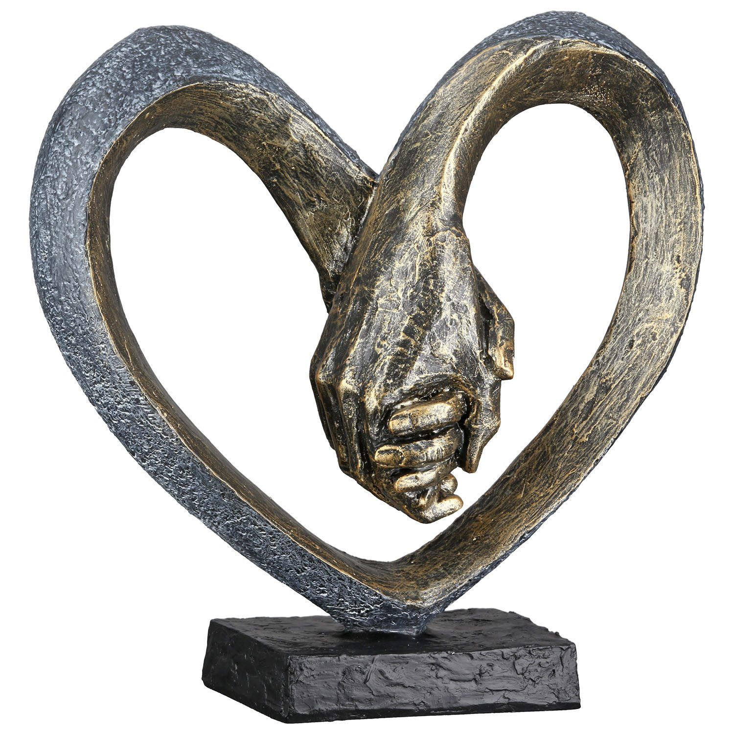 GILDE Skulptur Skulptur Hand in Hand