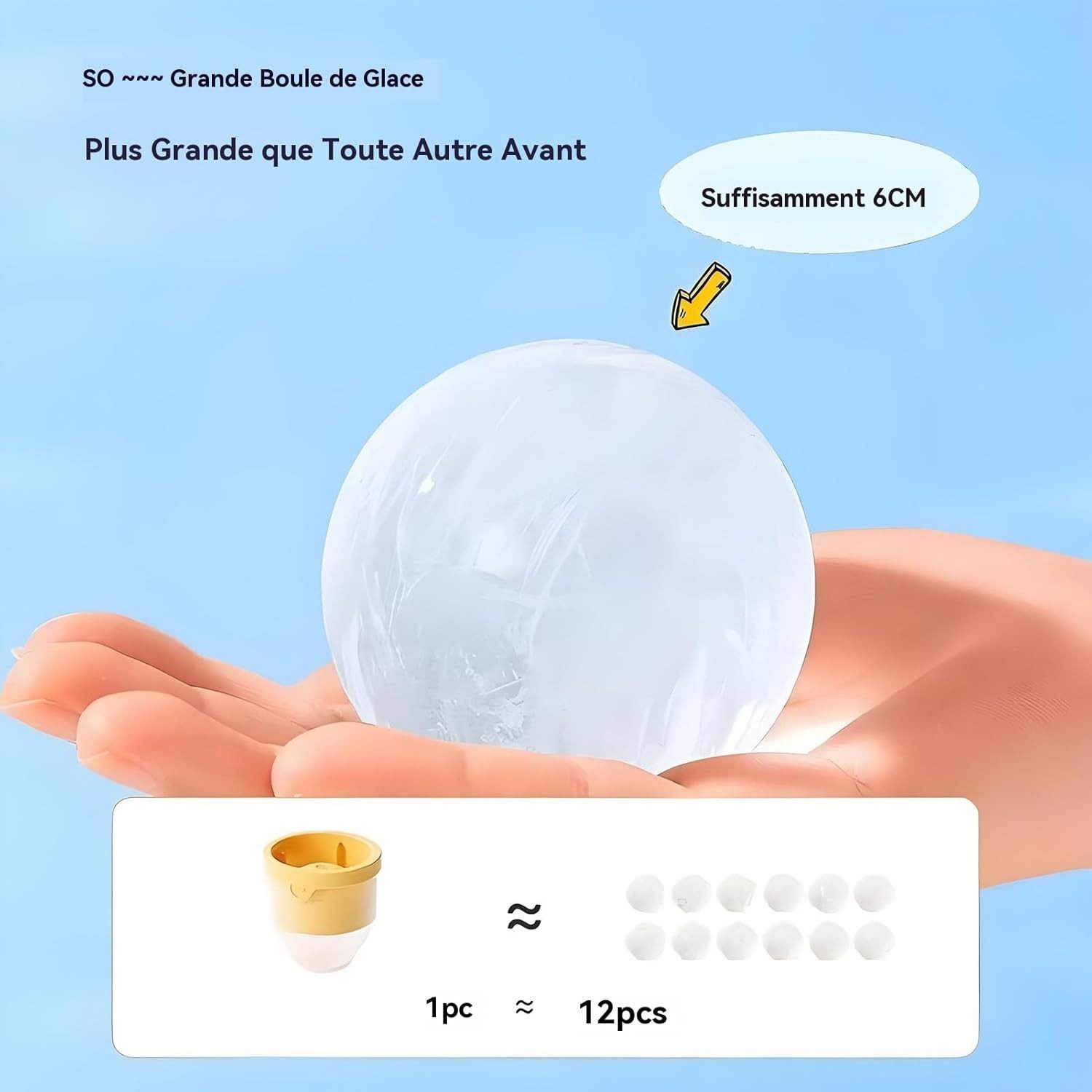 FELIXLEO Eiswürfelform Eiswürfelform 8er Set mit Deckel, BPA-frei, für Kugel., (1-tlg)