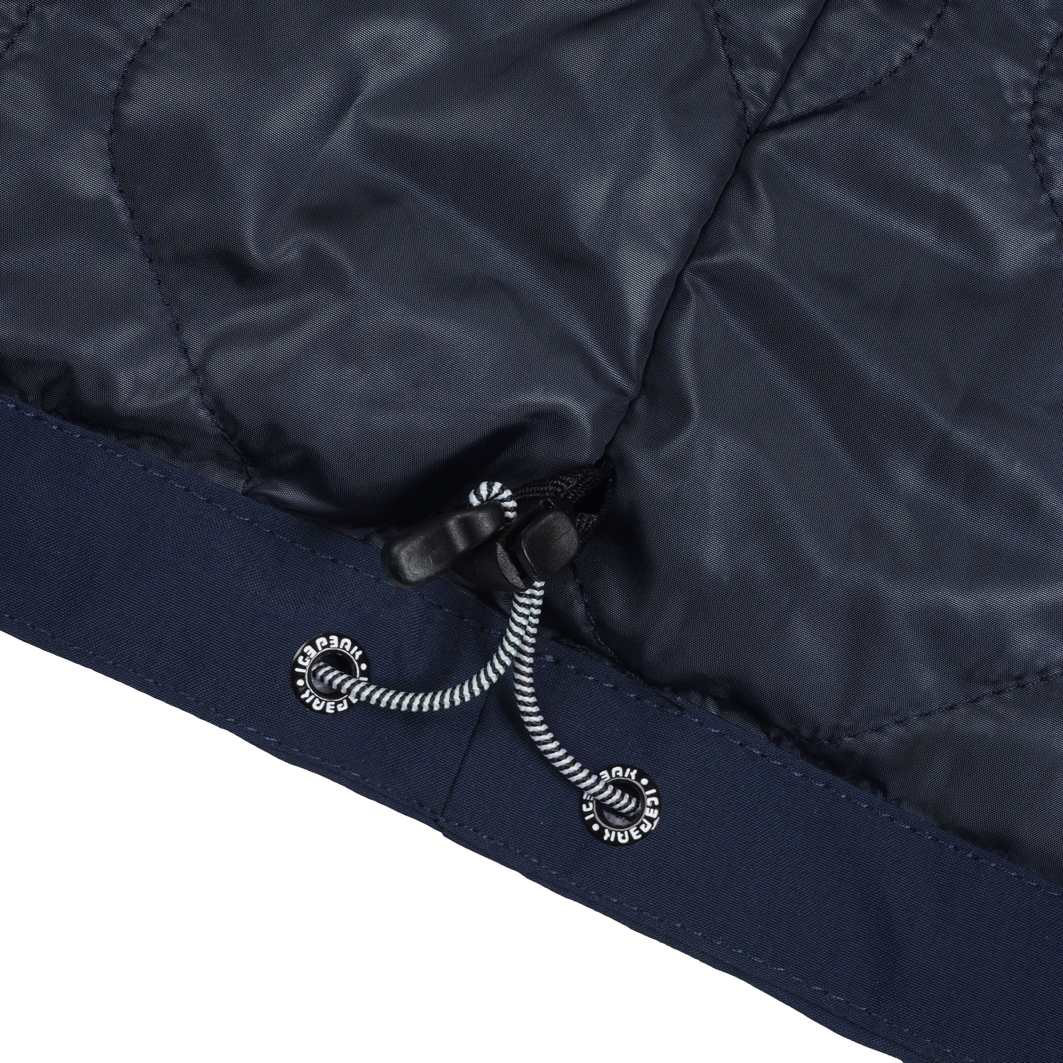 Icepeak Funktionsjacke ICEPEAK ALSTON mit Logoschriftzügen an der Kapuzenkordel