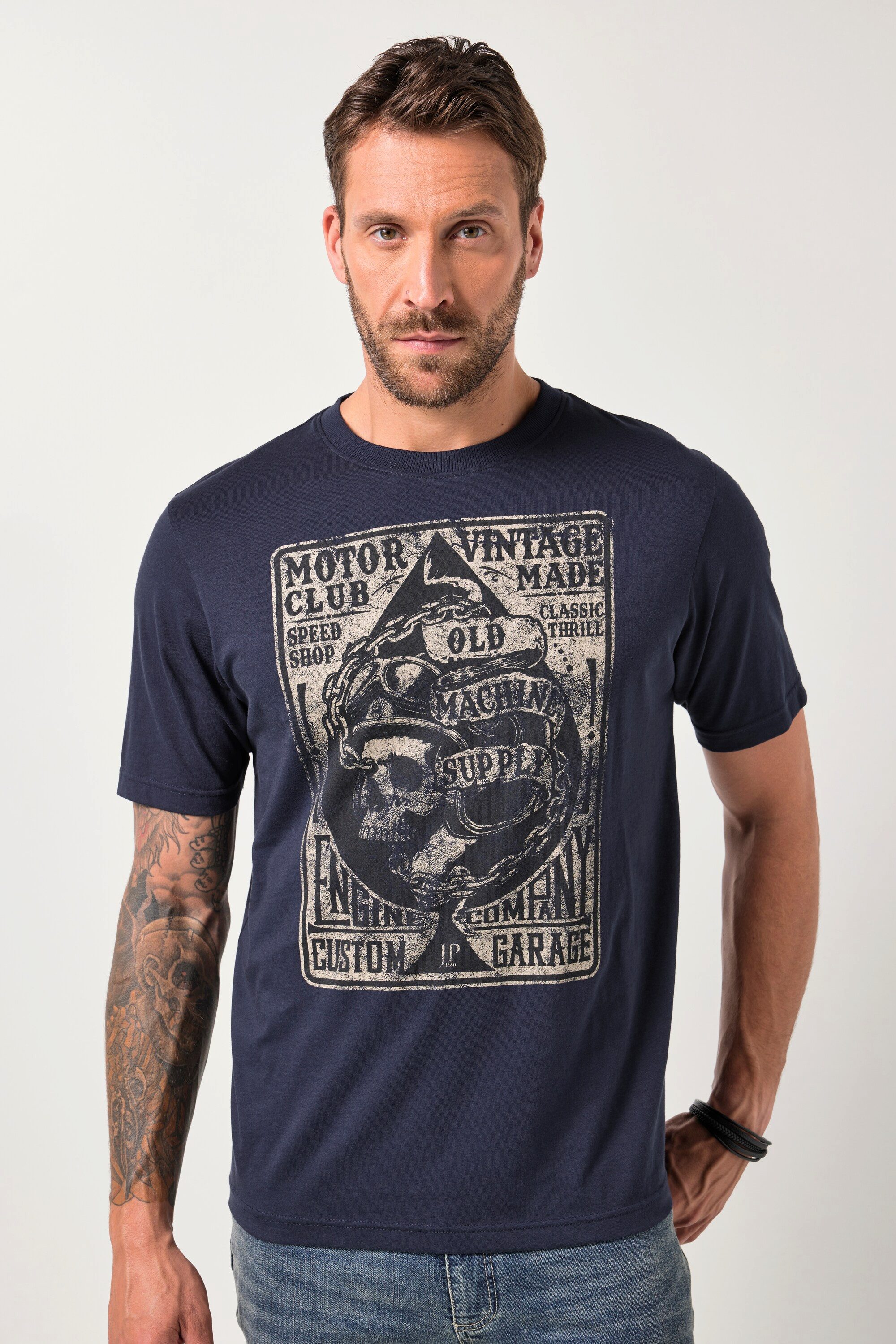 T-Shirt T-Shirt Halbarm Brustprint