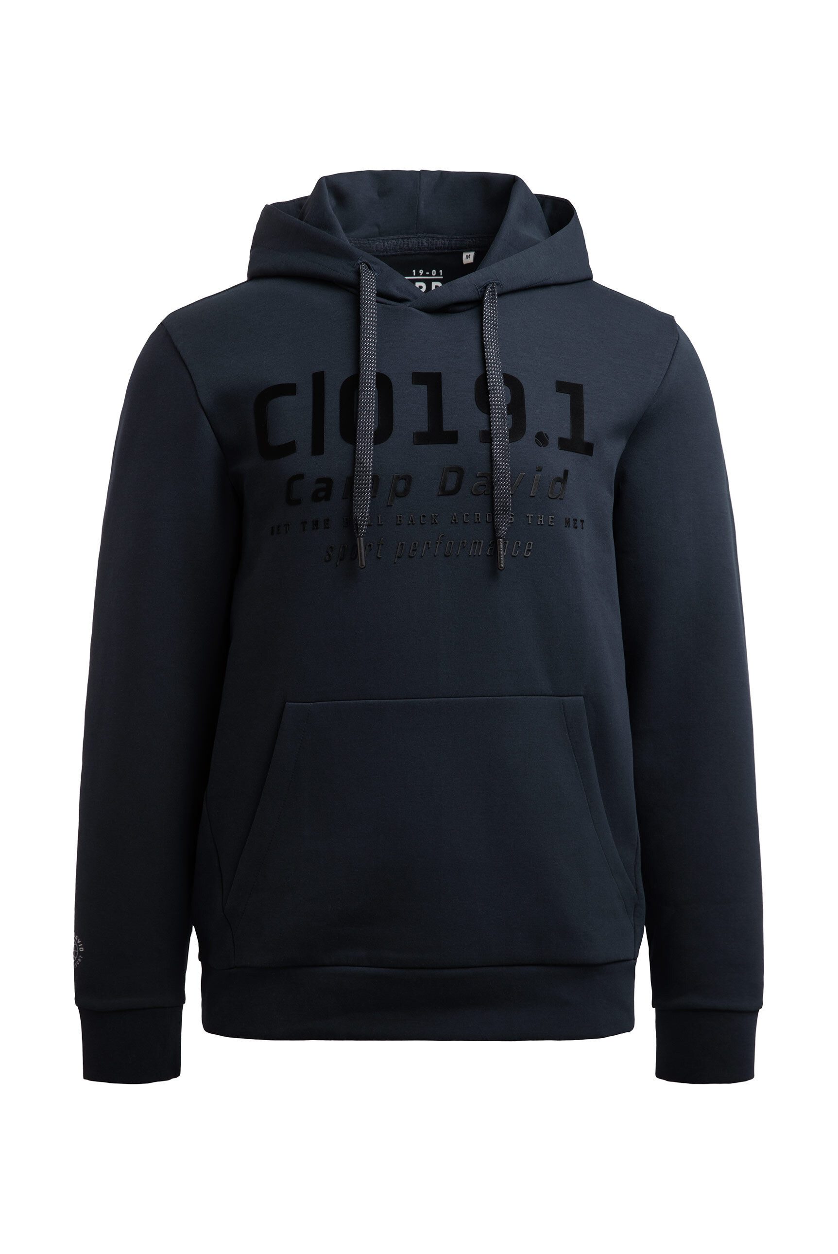 CAMP DAVID Kapuzensweatshirt mit reflektierenden Details