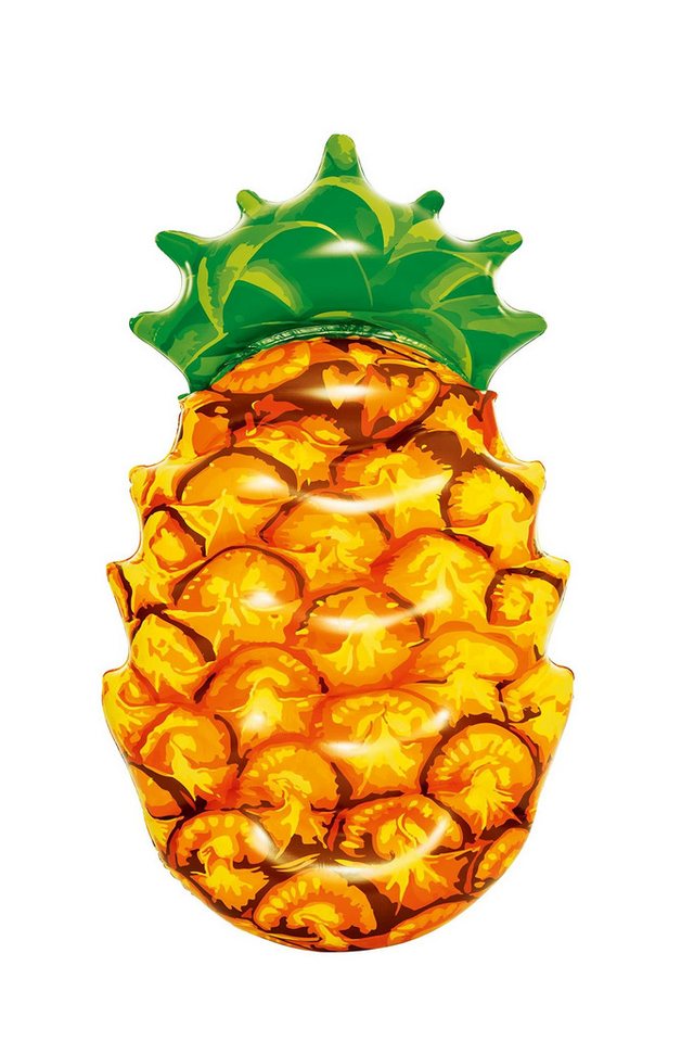 Bestway Luftmatratze Bestway Luftmatratze Ananas 174 x 96 cm, Aufblasbar, ideal für Pool und Strand