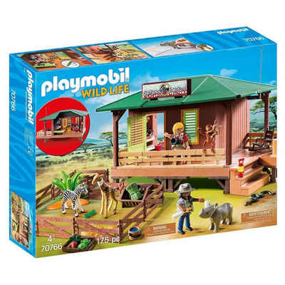 Playmobil® Spielwelt PLAYMOBIL® 70766 - Wild Life - Spielset, Rangerstation mit Tieraufzuc