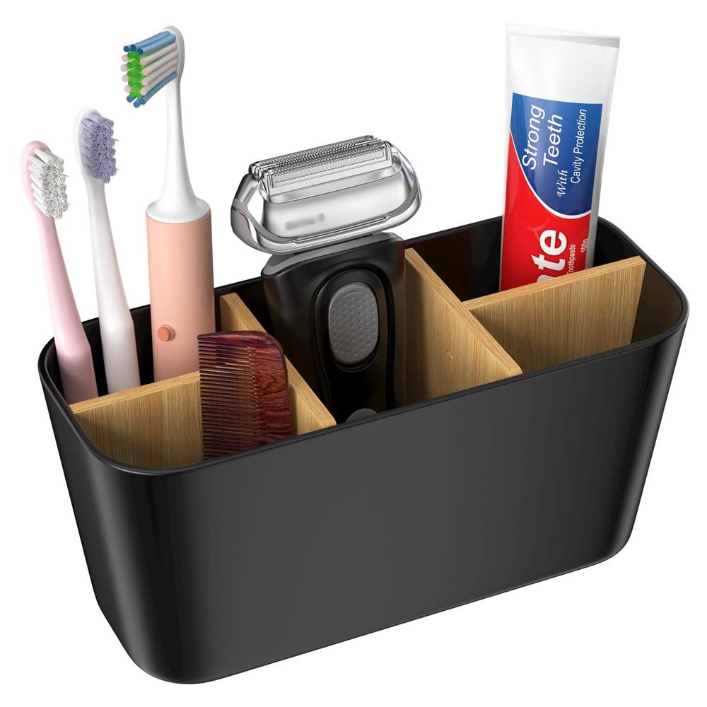 TUWENA Zahnbürstenhalter 5-Fach Toothbrush Holder,Multifunktional Elektrische Zahnbürstenhalter