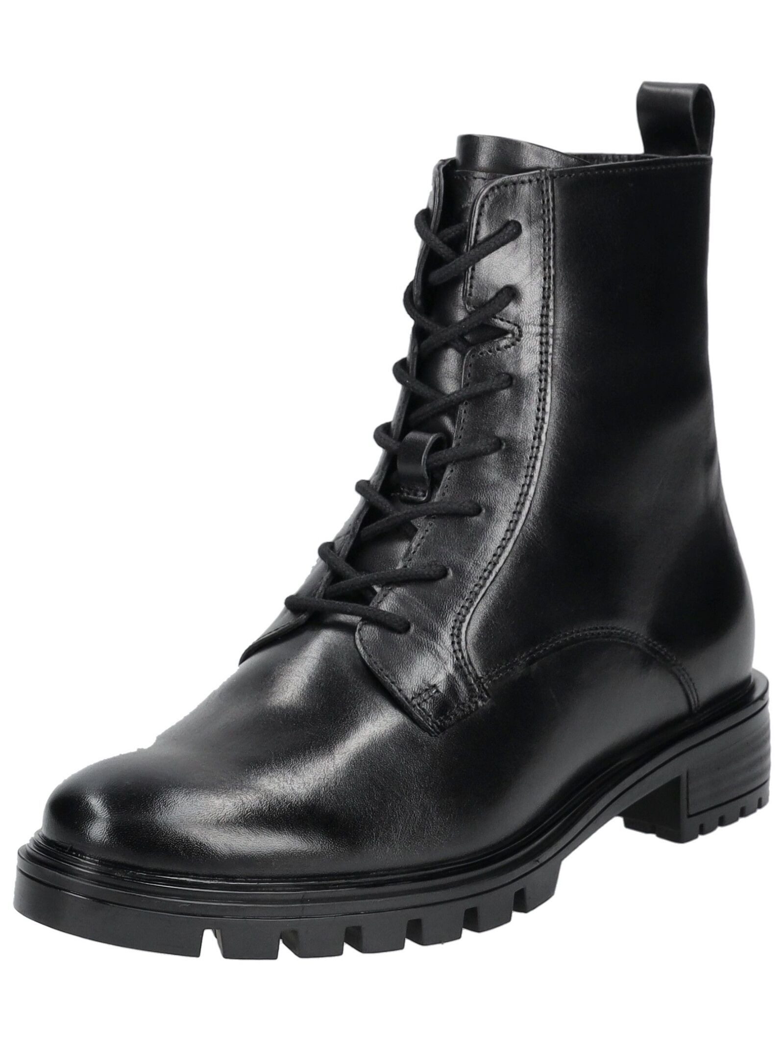 Stiefelette Glattleder Schnürstiefelette
