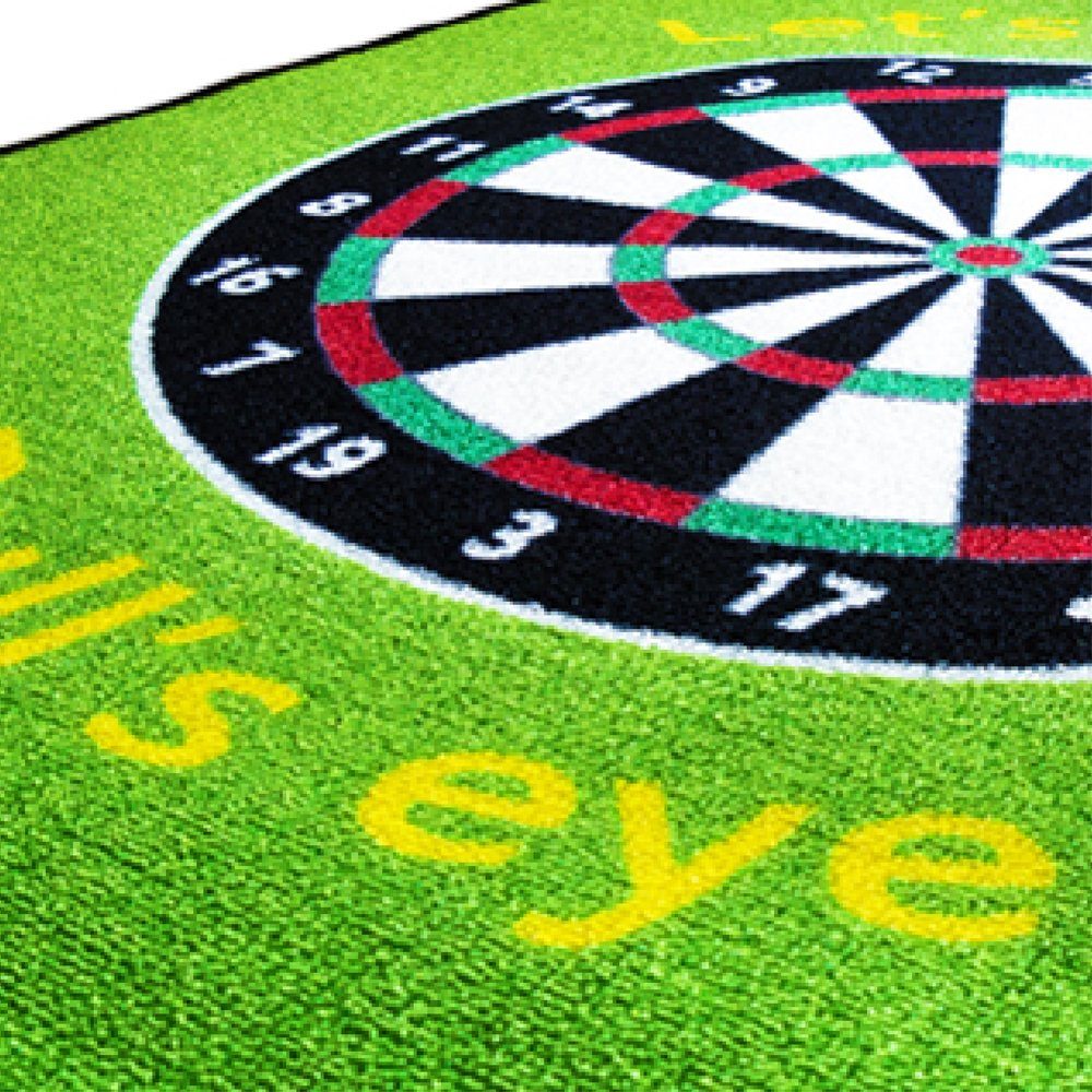 Kingpower Dartmatte Dartteppich Turnier Matte Dart Matte Dartmatte Darts 290 x 60 cm Grün
