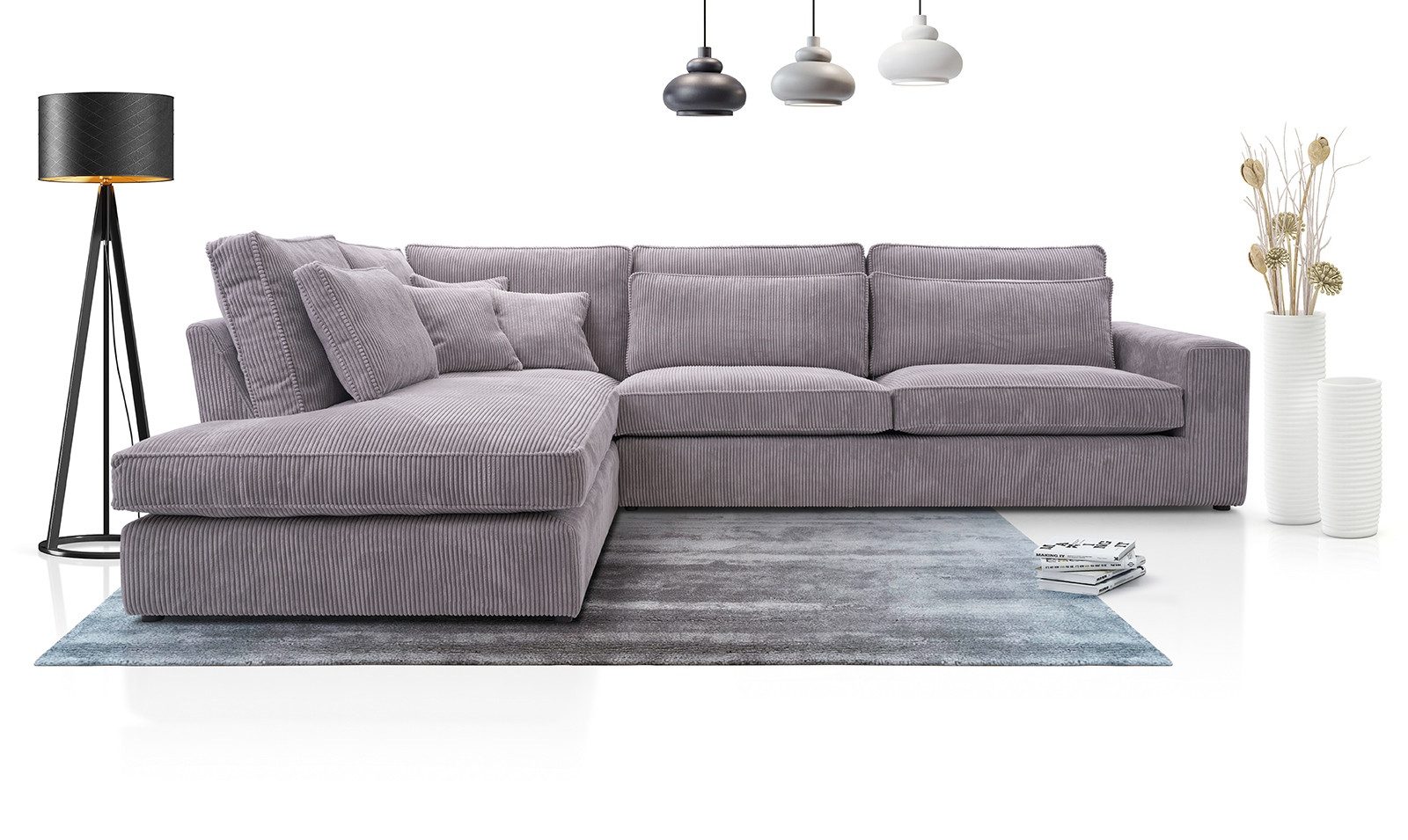 AN-MOEBEL4U Ecksofa COMFORTO STANDARD CORD 314 günstig online kaufen