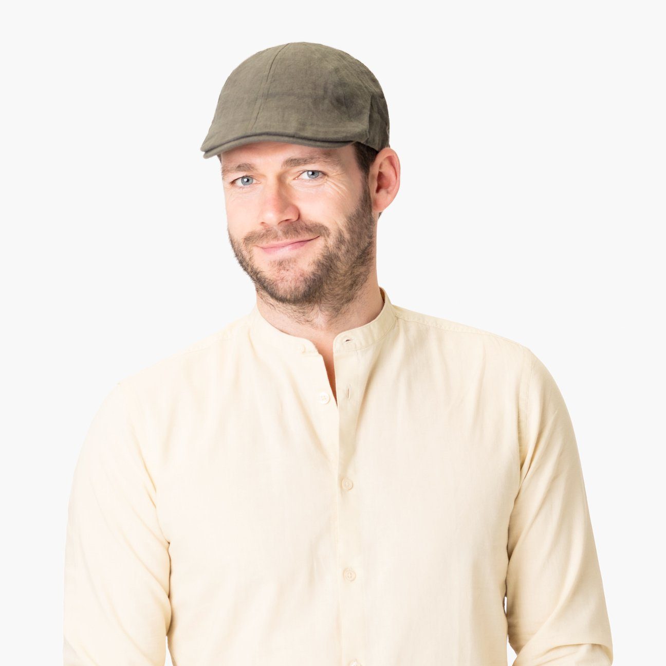 Lipodo Flat Cap (1-St) Schirmmütze mit Schirm dunkelblau