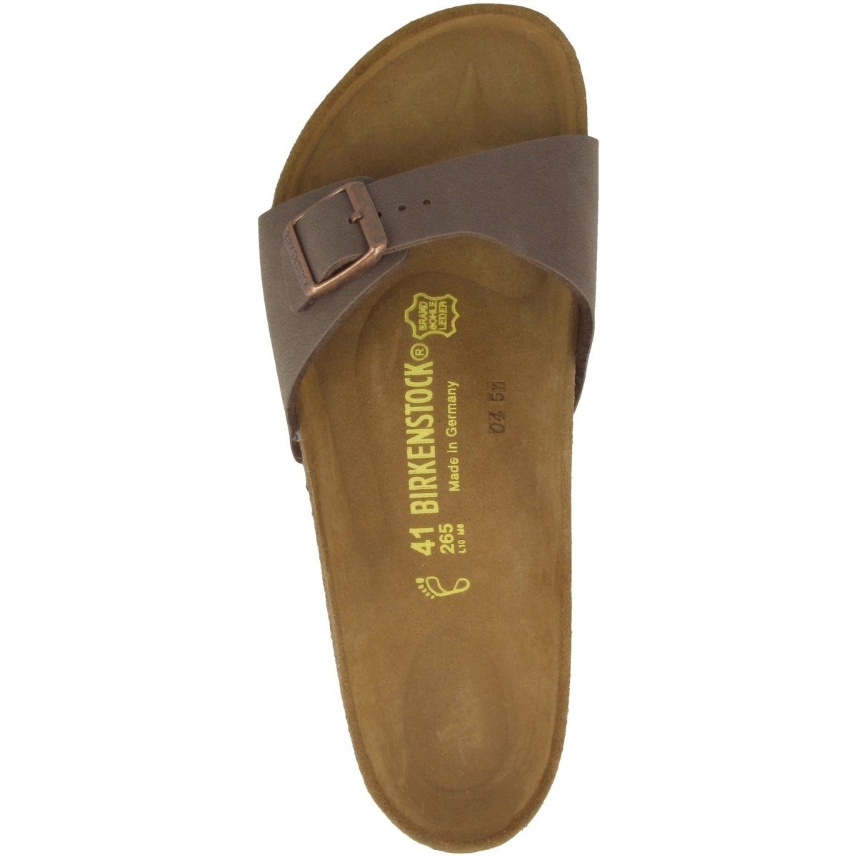 Birkenstock Madrid Birko-Flor Nubuk schmal Unisex Erwachsene Pantolette Hausschuhe, Sandaletten, Mules, Pantoffeln, Slipper