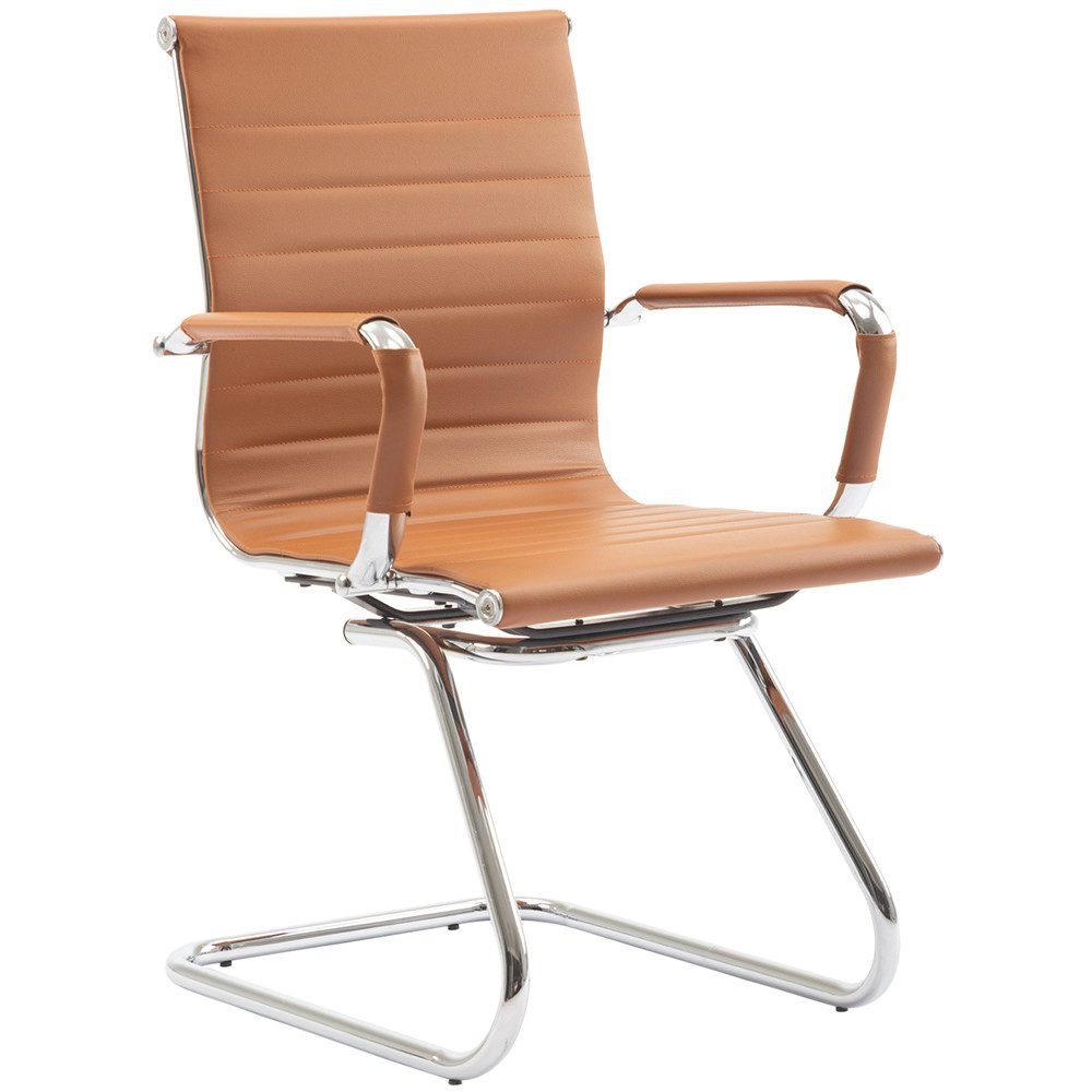 WAHSON OFFICE CHAIRS Bürostuhl 2 PU-Leder-Freischwinger günstig online kaufen