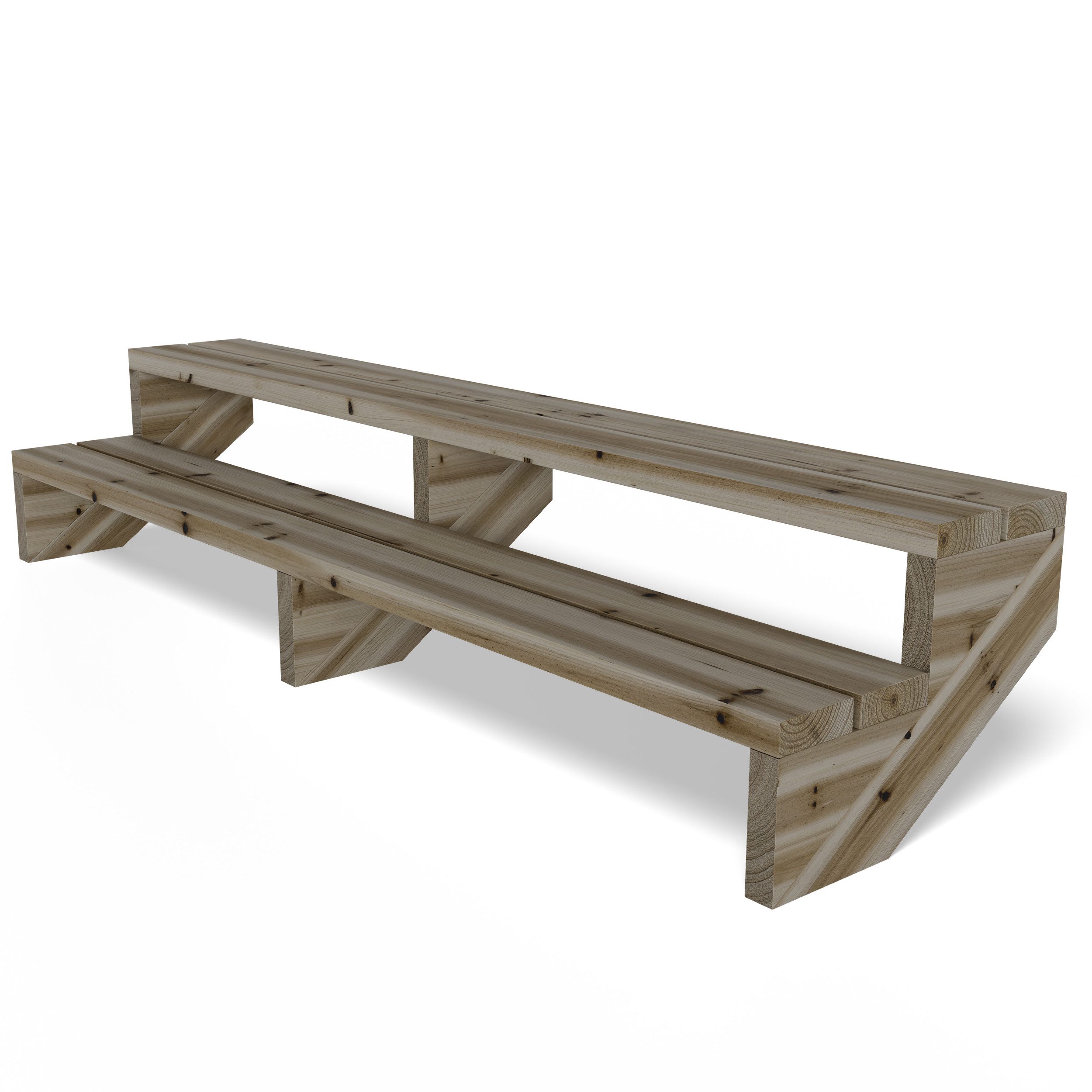 Gartenwelt Riegelsberger Außentreppe Terrassentreppe Kiefer kesseldruckimpr günstig online kaufen