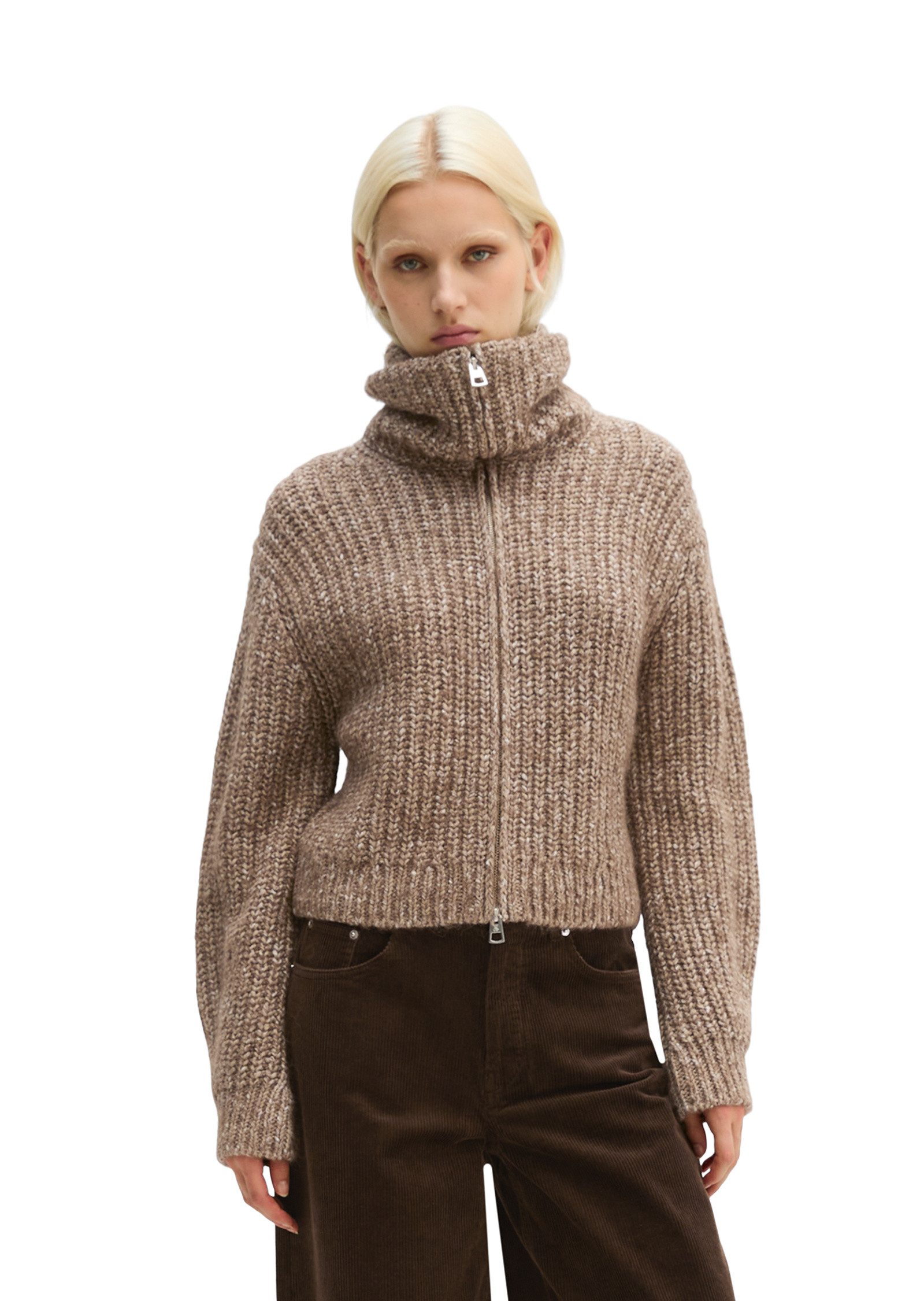 Marc O'Polo Cardigan aus weichem Bio-Baumwolle-Alpakawolle-Mix