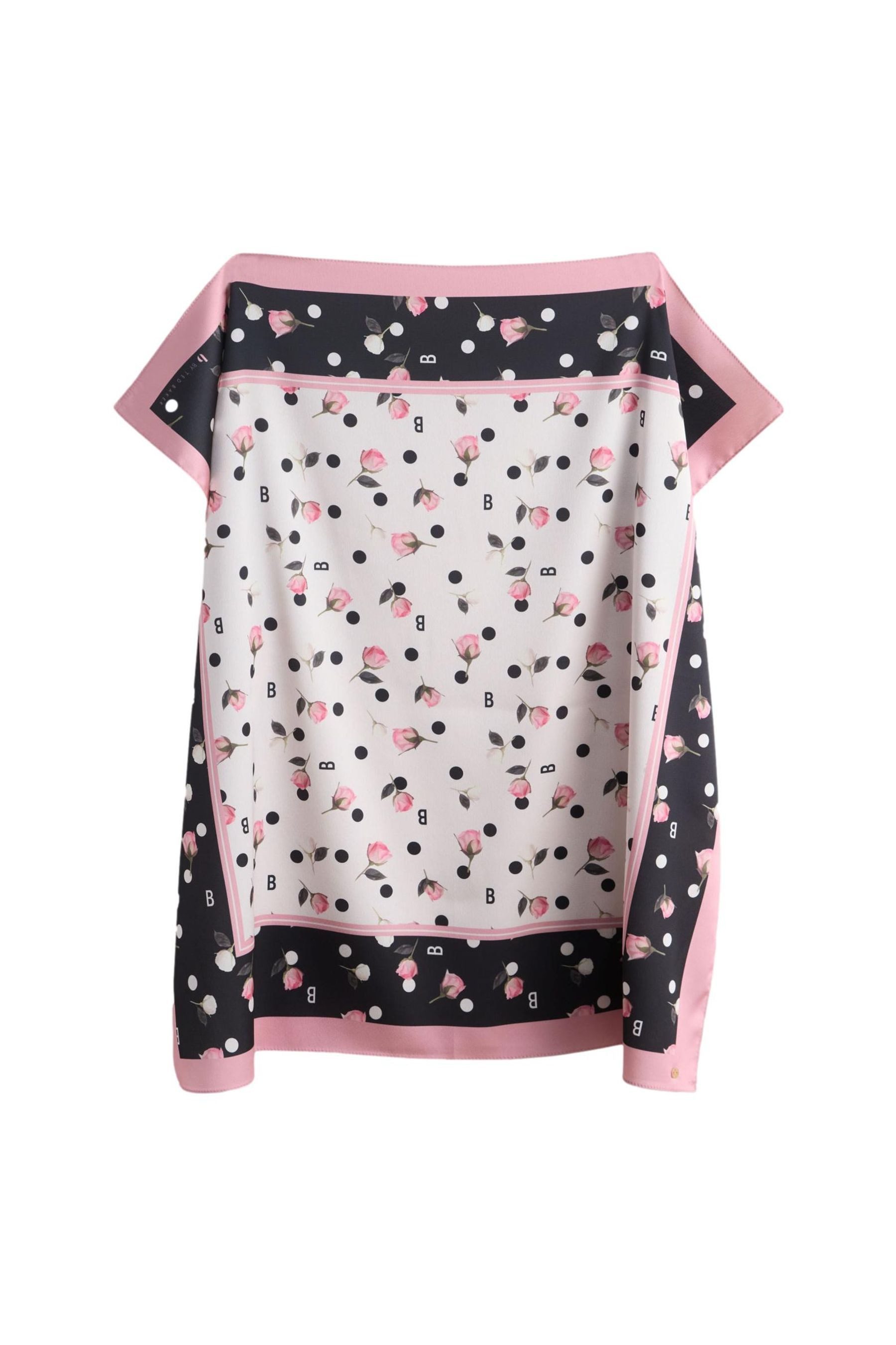 B by Ted Baker Schal B by Ted Baker eckiger Paisley-Schal aus Satin, (1-St)
