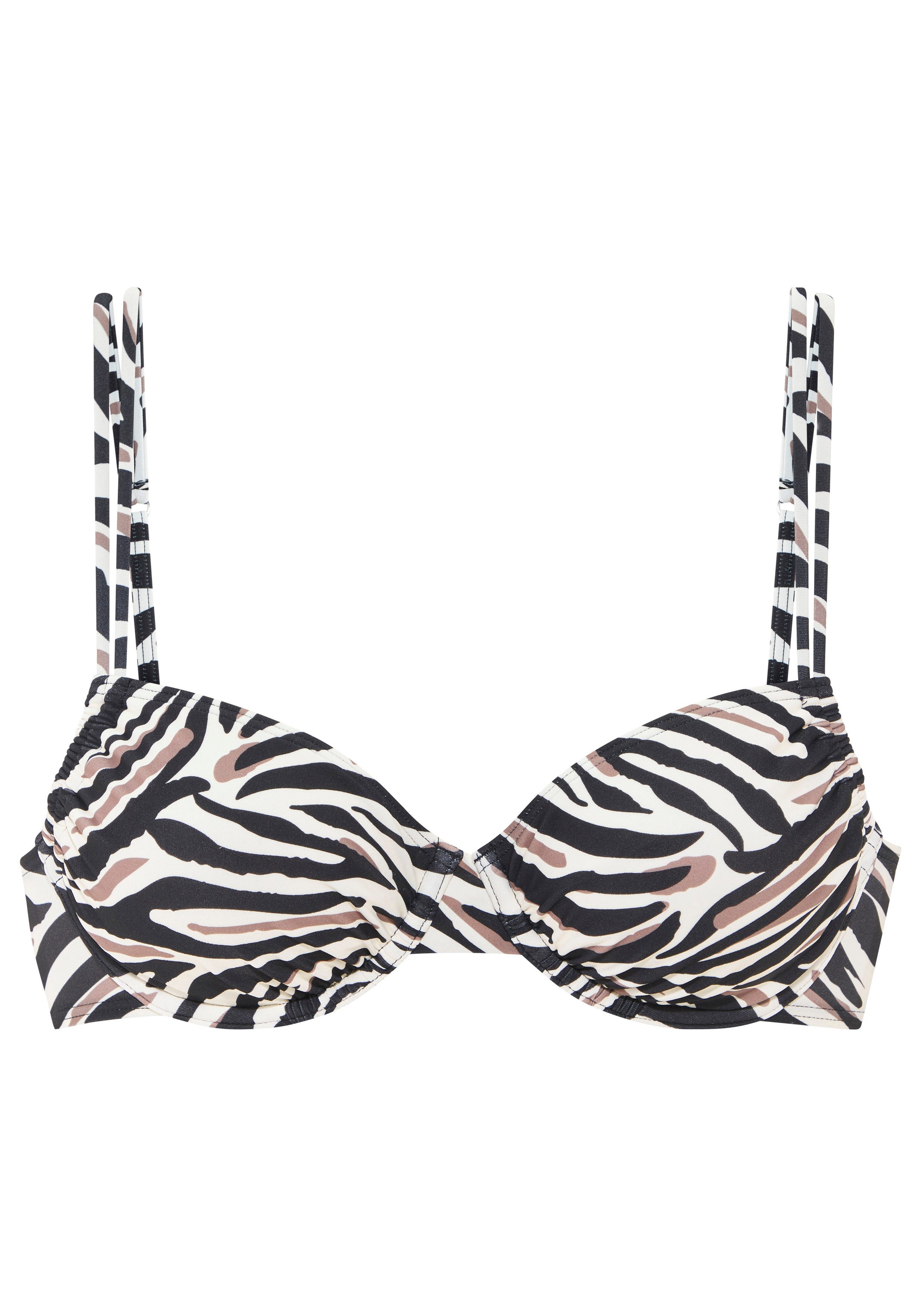 LASCANA Bügel-Bikini-Top Debbie, mit abstraktem Animal-Print. € 54,99