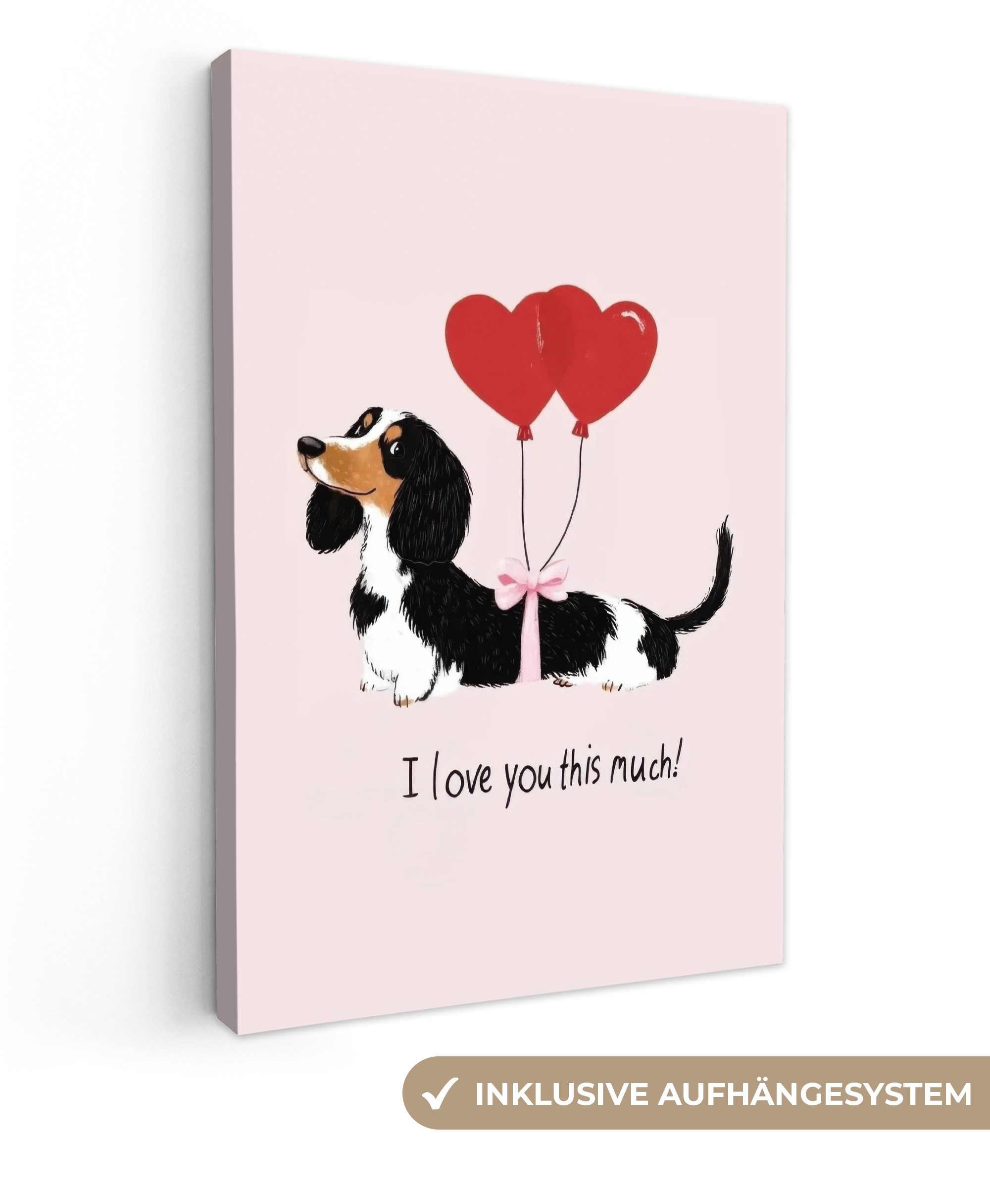 OneMillionCanvasses® Leinwandbild Hund - Dackel - günstig online kaufen