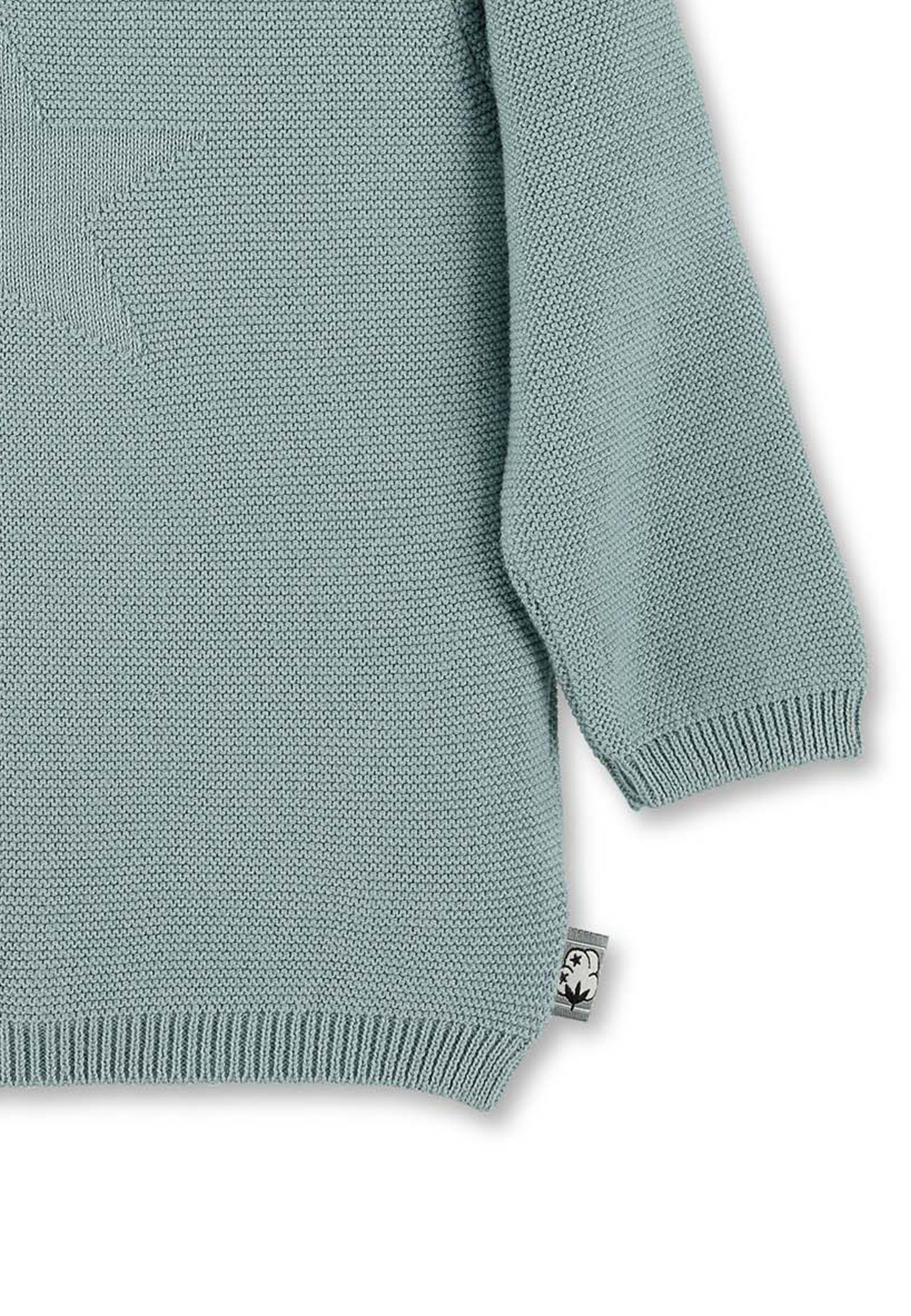 Sterntaler® Langarmshirt GOTS Strick-Pullover (1-tlg) grün Stern
