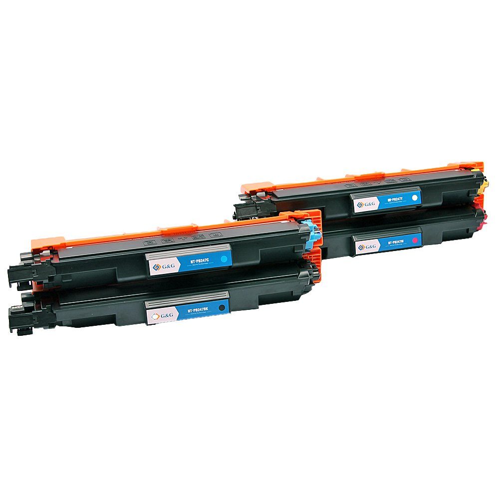 ABC Tonerkartusche, (Kompatibles Set 4x Toner für Brother TN-247 DCP-L3510CDW, DCP-L3510CDW DCP-L3517CDW DCP-L3550CDW HL-L3210CW HL-L3230CDW HL-L3270), CDW HL-L3280CDW MFC-L3710CW MFC-L3730CDN MFC-L3740CDN MFC-L3750CDW MFC