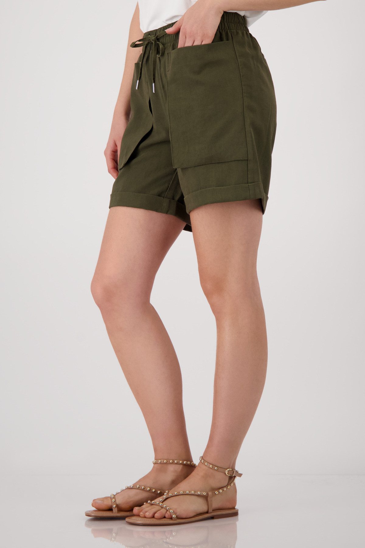 Monari Shorts Hose aufgesetzte Taschen Regular fit mit aufgesetzten Taschen