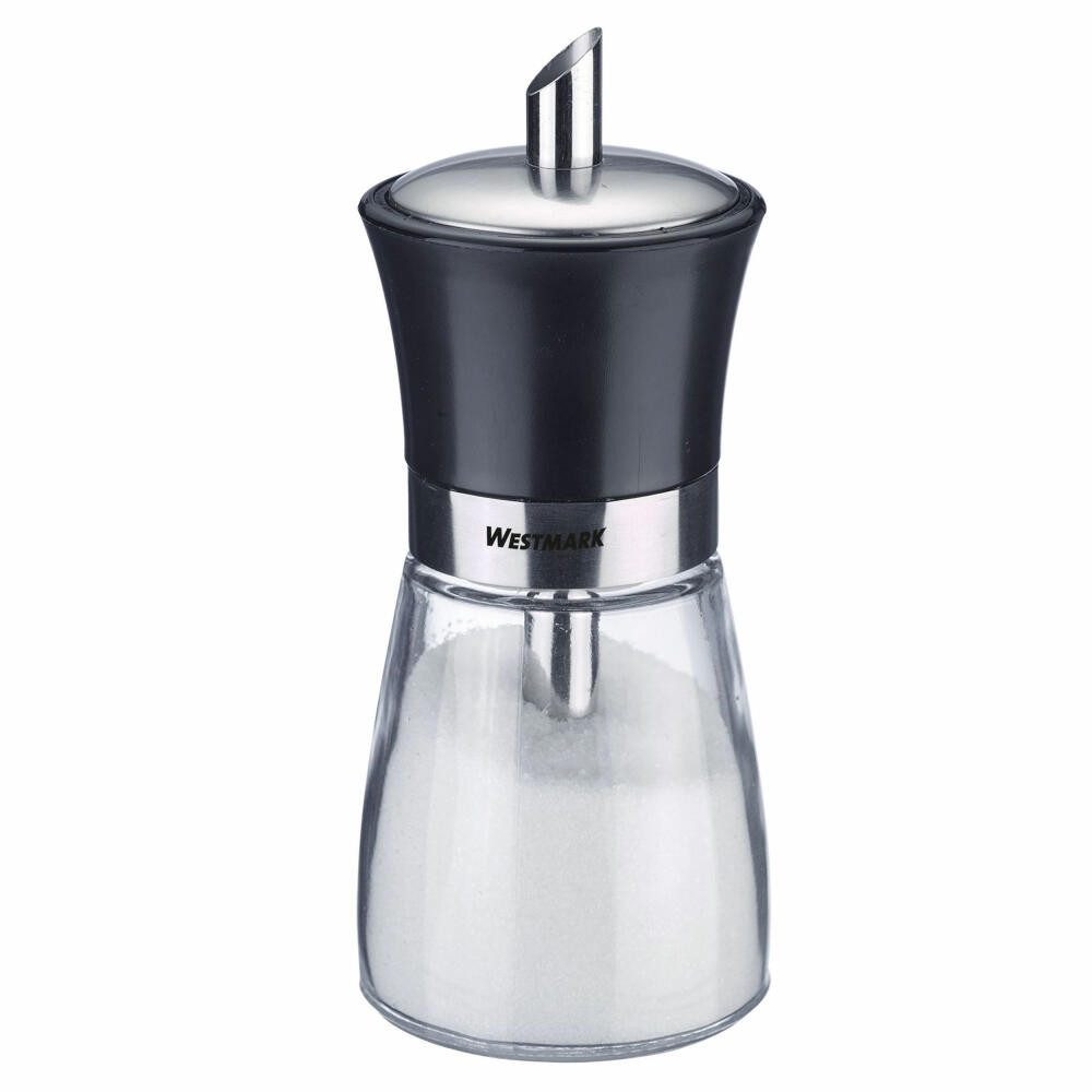WESTMARK Zuckerstreuer Fassungsvermögen: 190 ml, Glas/Rostfreier Edelstahl/Kunststoff, Blacky