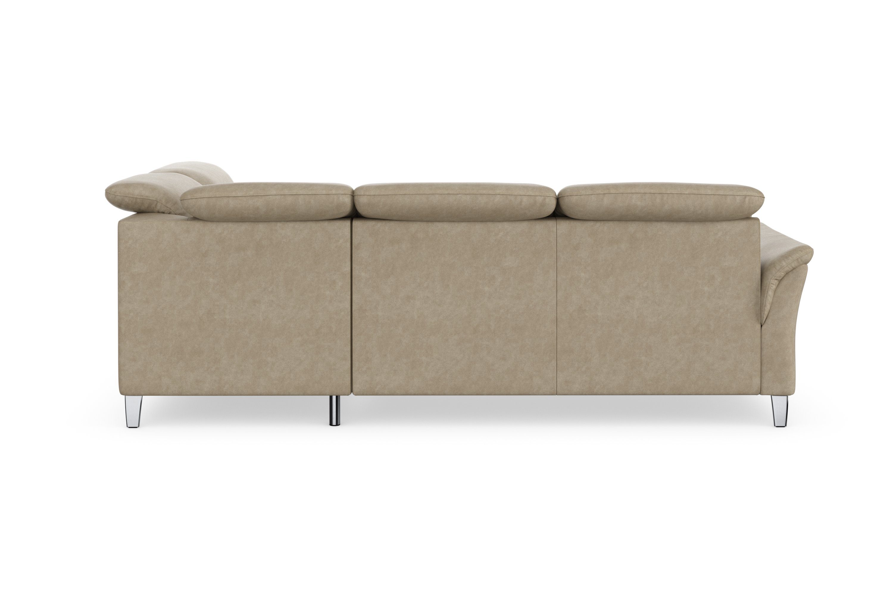 sit&more Ecksofa Maggiore, wahlweise Stauraum und mit Kopfteilverstellung, Bettfunktion