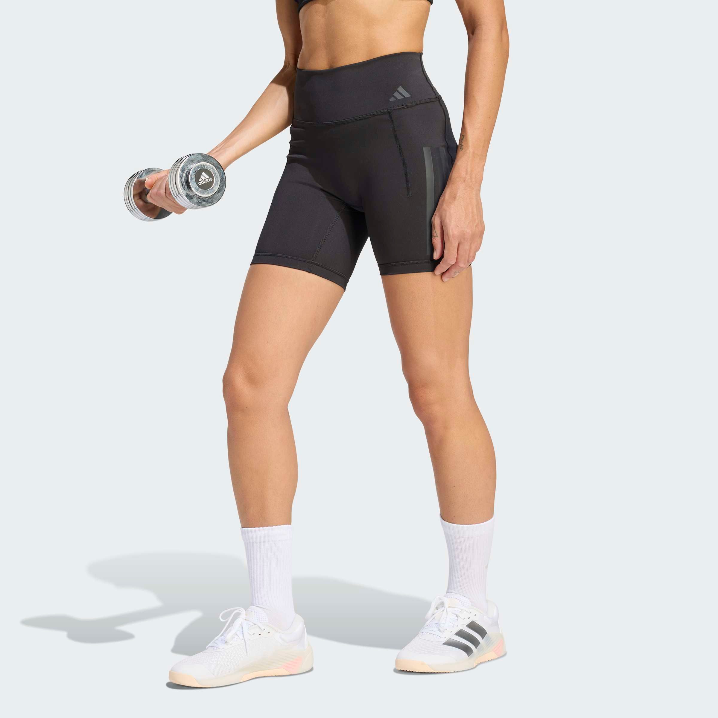 Shorts OPTIME WORKOUT 3-STREIFEN KURZE LEGGINGS