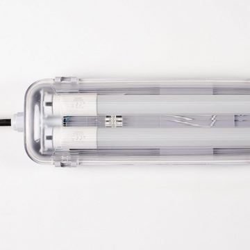 LED's light Basic LED Deckenleuchte 2400113_04 Feuchtraumleuchte, LED, mit LED-Röhren 120 cm 2x 18W neutralweiß IP65