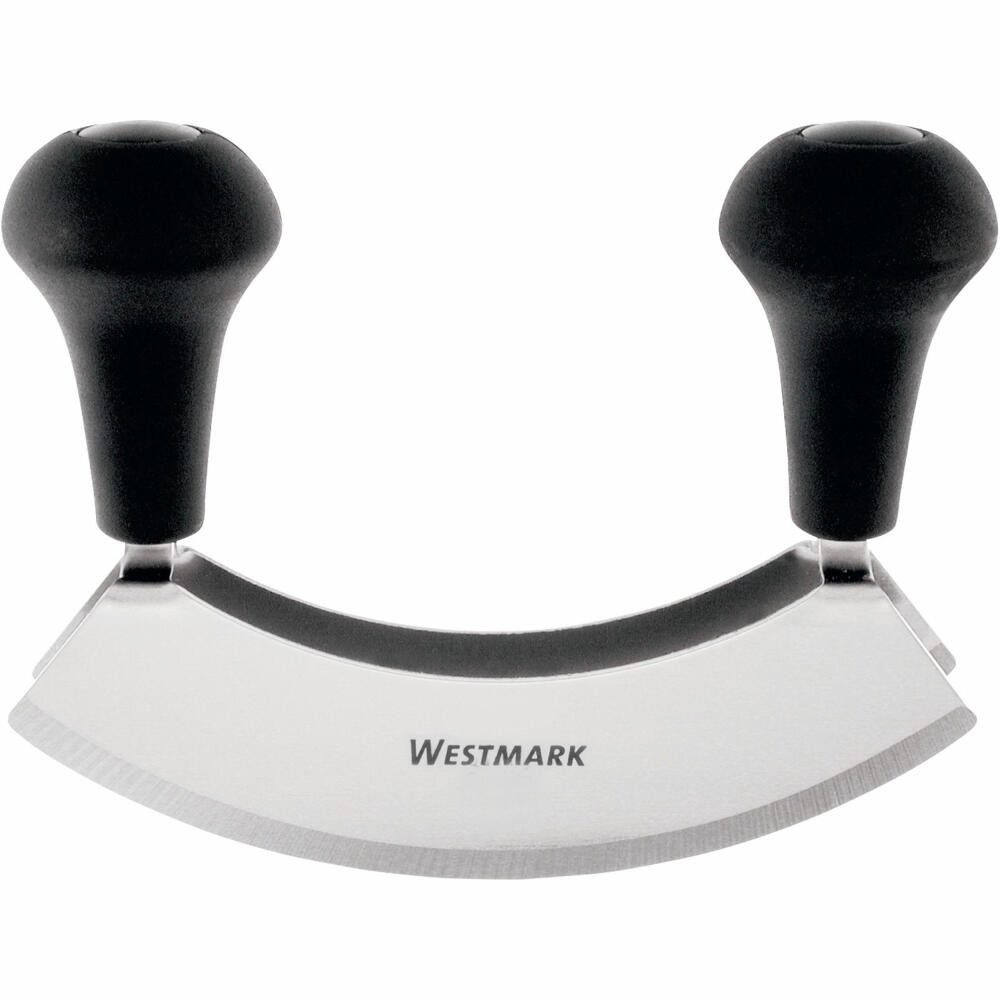 WESTMARK Wiegemesser /Kräuterschneider, mit 2 Klingen, Länge: 17 cm, Due