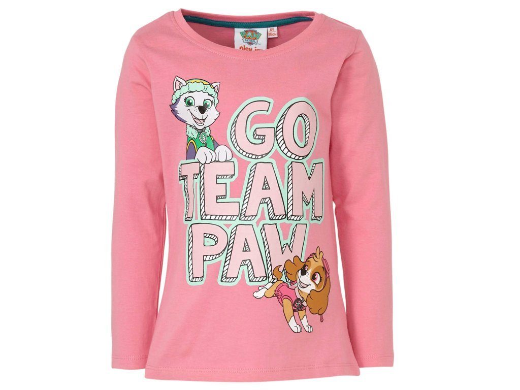 PAW PATROL Langarmshirt GO TEAM PAW