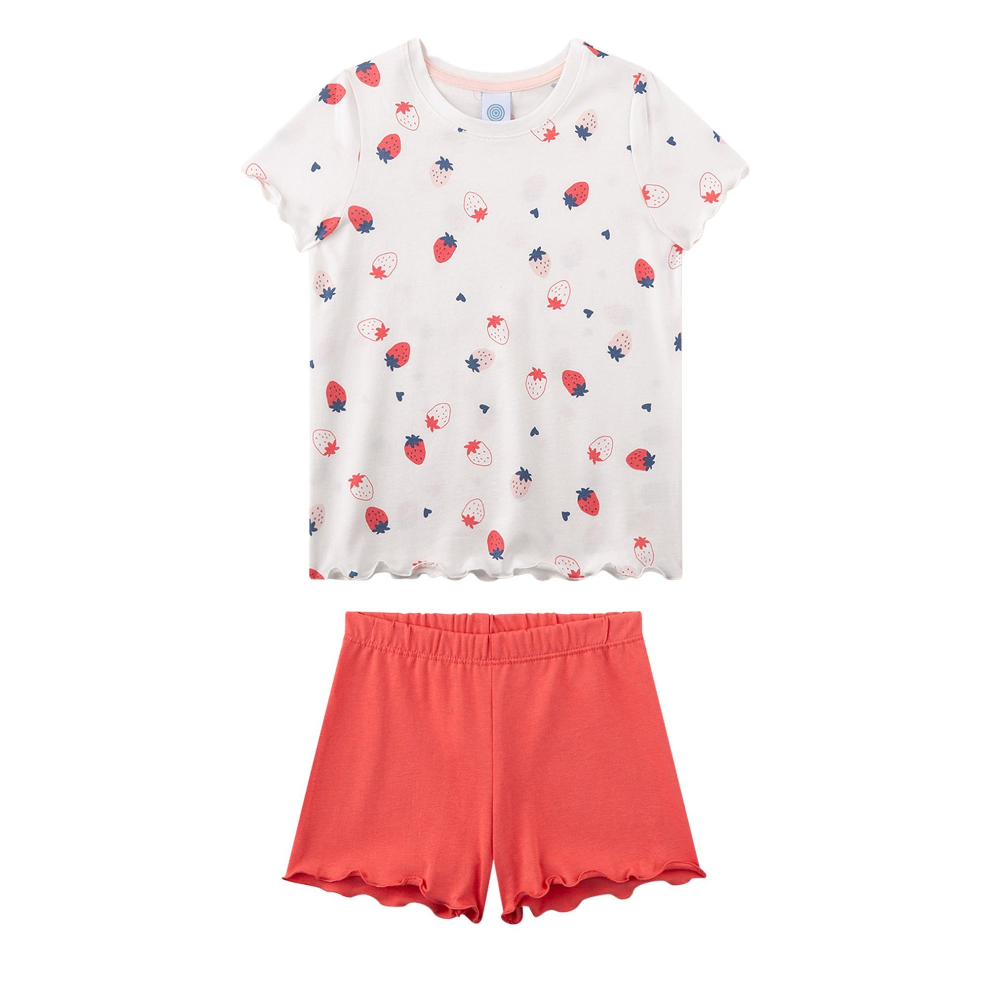 Sanetta Pyjama Mädchen Pyjama Baumwolle (2 tlg)