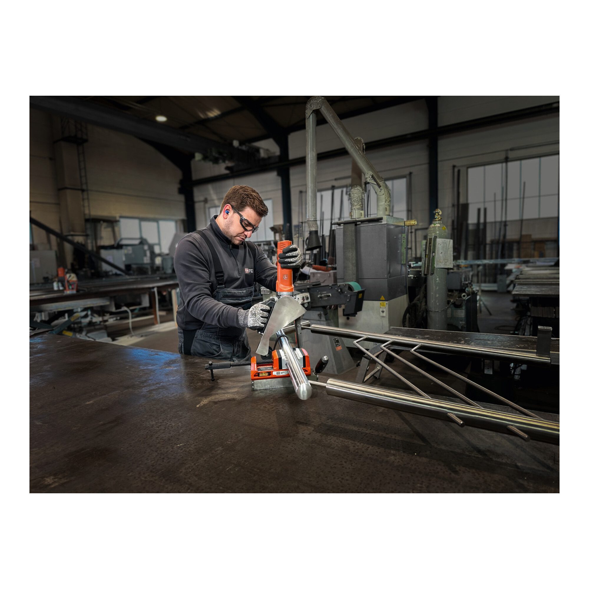 Fein Schraubstock Fein Magnetschraubstock mit Backenbreite von 100 mm, VersaMAG Schraubs