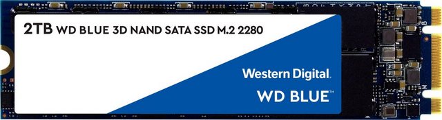 Western Digital »WD Blue 3D NAND SATA SSD« interne SSD (2 TB) 560 MB/S Lesegeschwindigkeit, 530 MB/S Schreibgeschwindigkeit