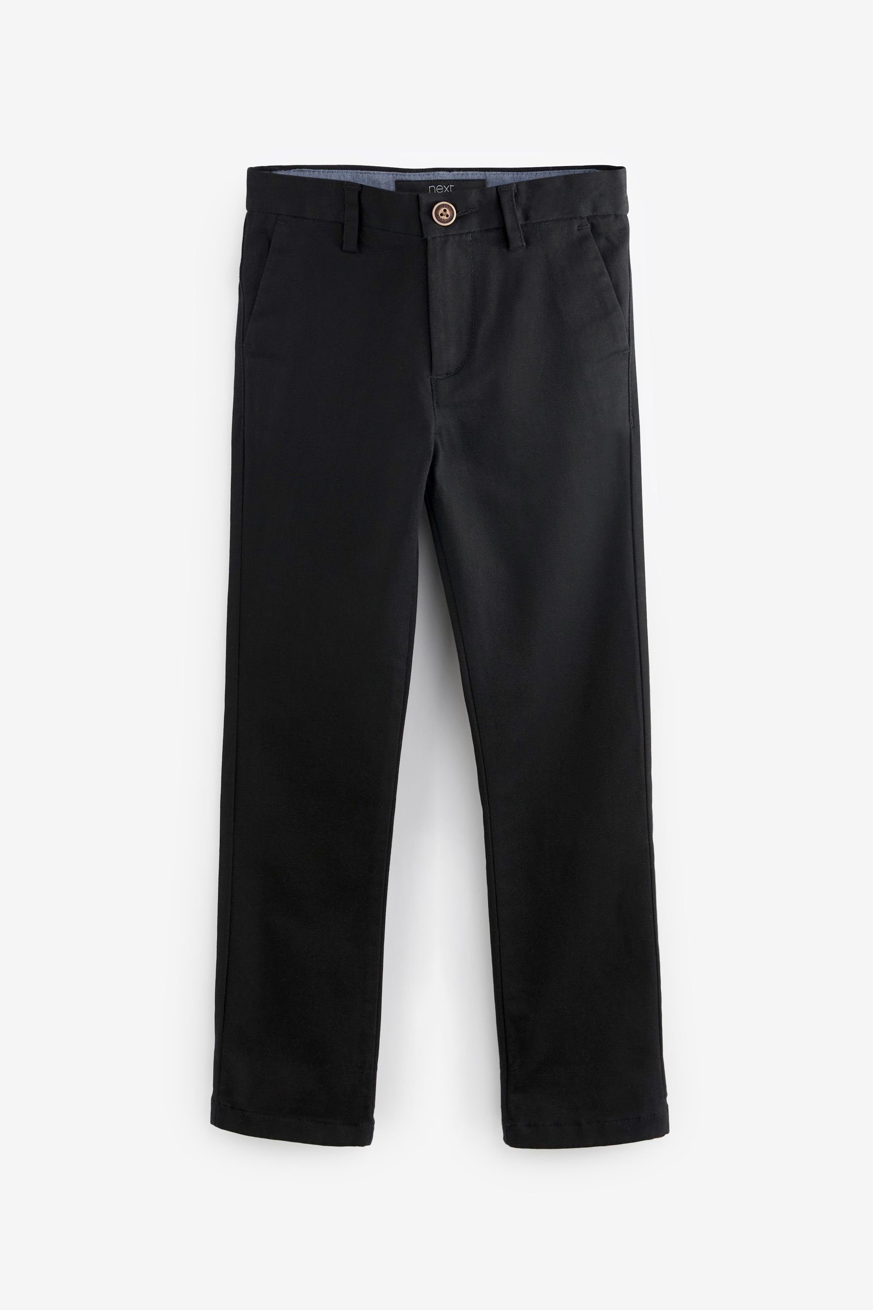 [Erstklassige Qualität garantiert!] Next Chinohose Chinohose Black mit Stretch (1-tlg)