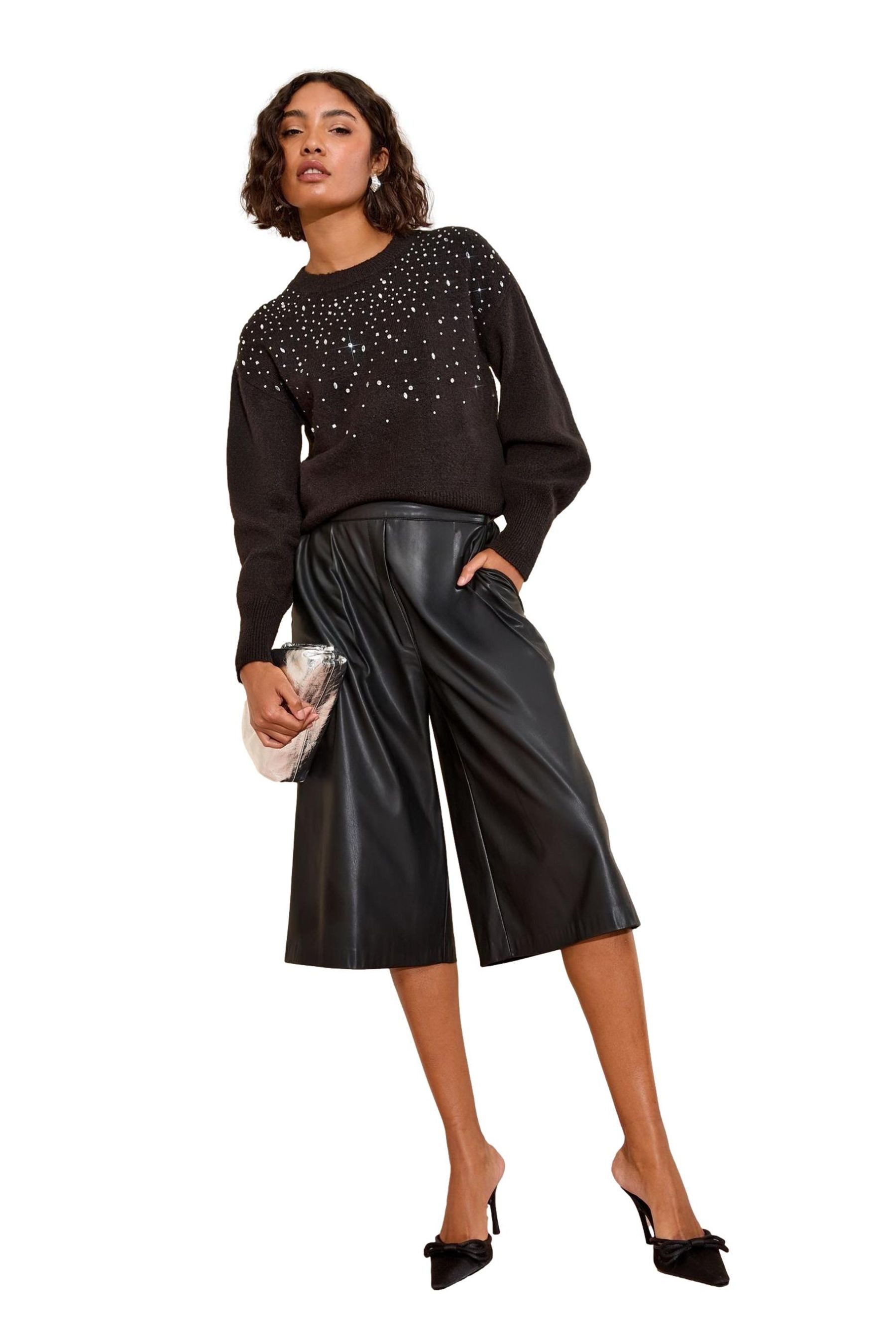 Strickpullover Friends Like These Pullover mit Strass, Regular