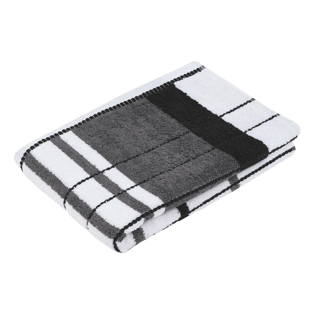 Gözze Handtuch Berlin Uni, Baumwolle (1-St), 50x100 cm, mit Streifen, strap günstig online kaufen