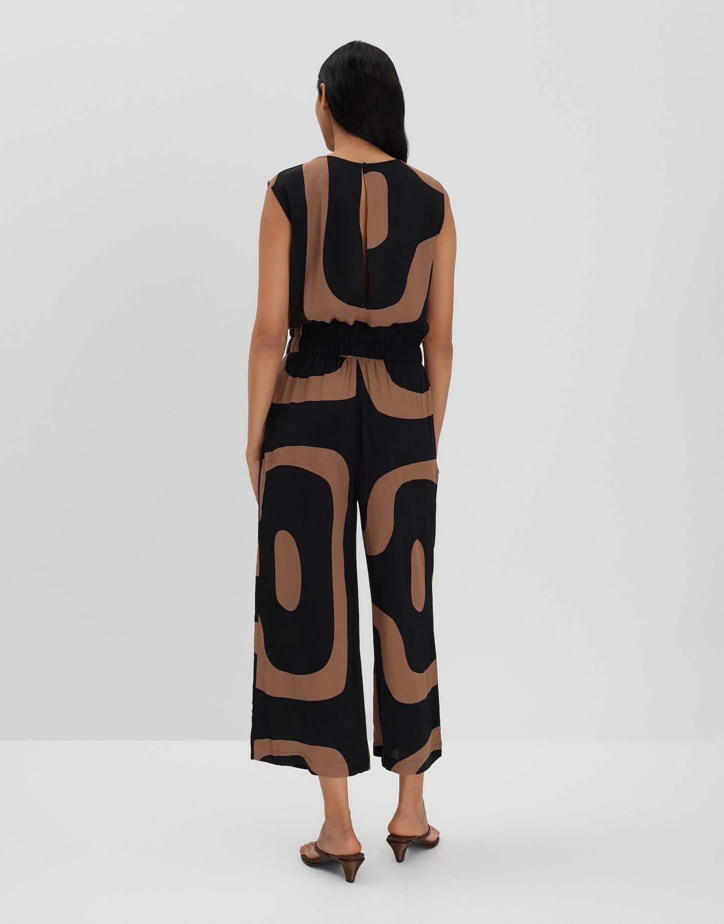 someday Jumpsuit CETURAL mit abstrakten Print