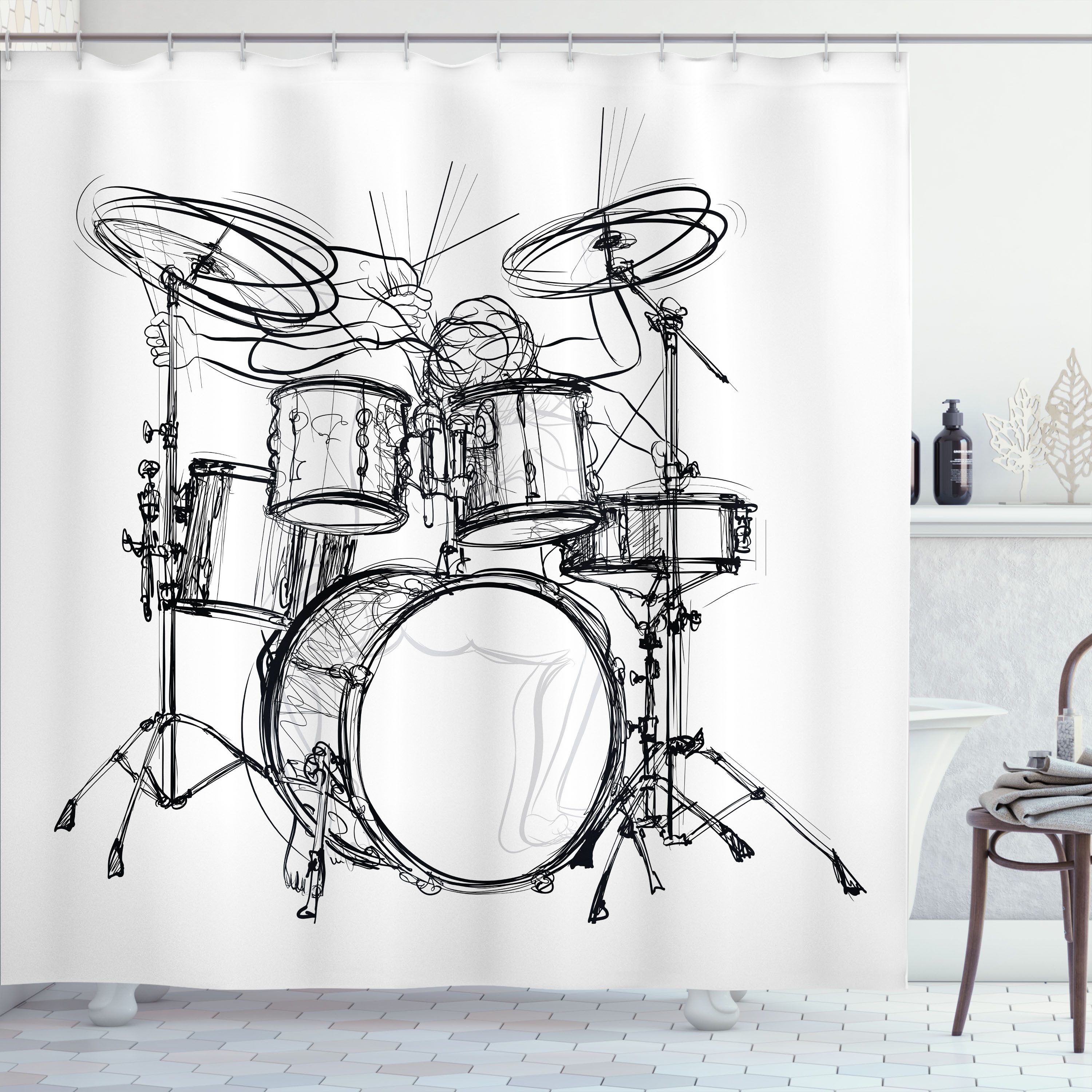 Abakuhaus Duschvorhang Moderner Digitaldruck mit 12 günstig online kaufen