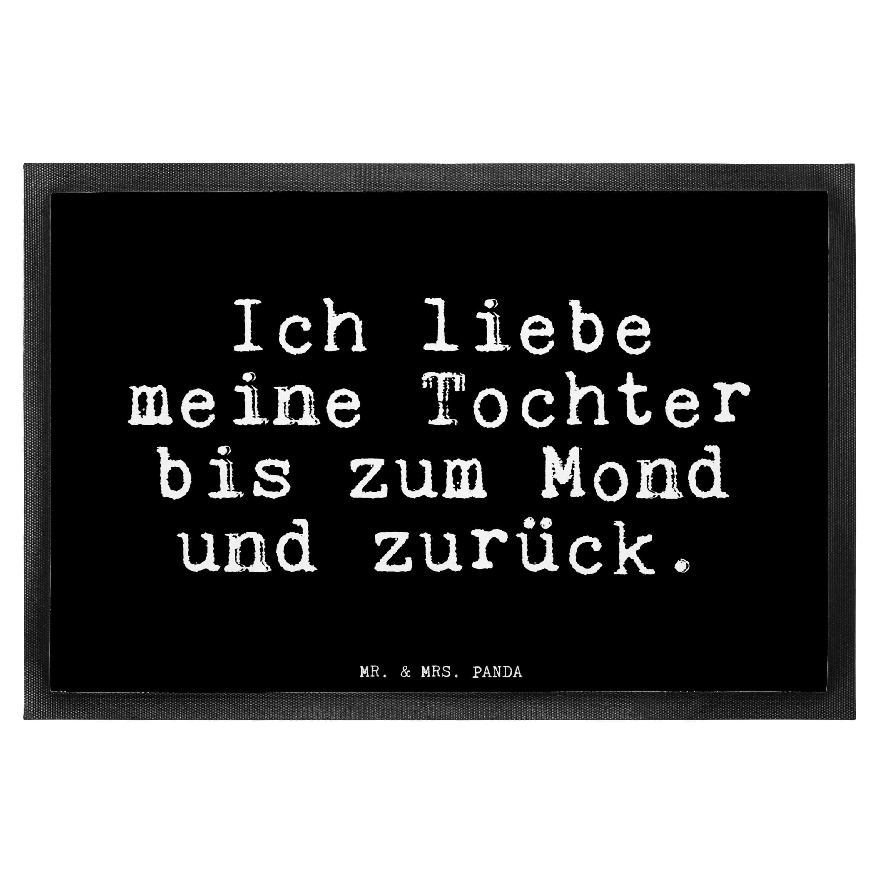 Fußmatte Ich liebe meine Tochter... Schwarz Geschenk, Familie