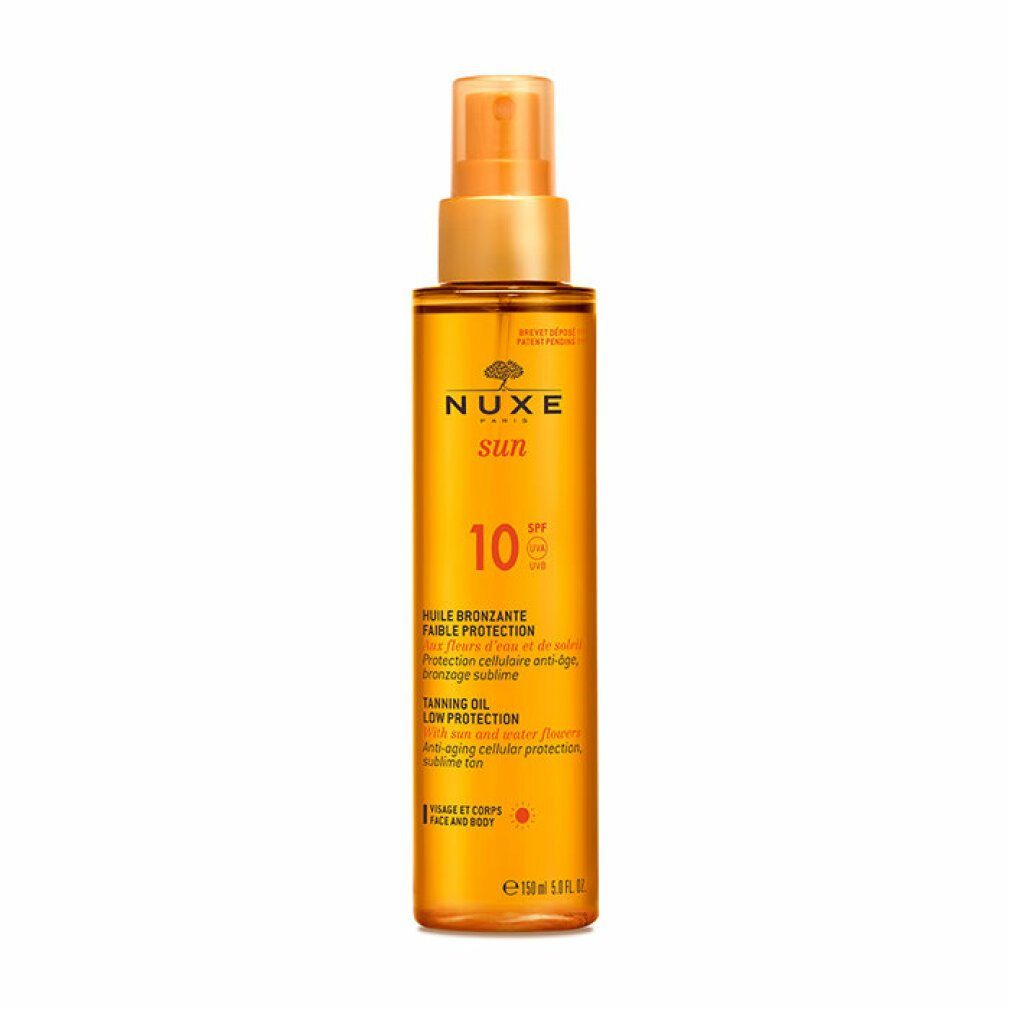 Nuxe Sonnenschutzpflege Nuxe Oil Sun Body LSF10 Tanning and 150ml Face