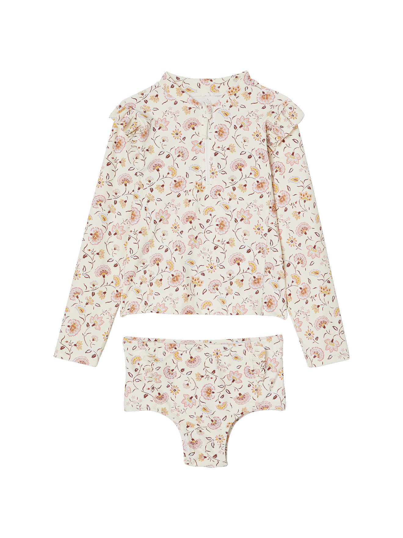 Badeanzug Mädchen-Set: Badeshirt & Badeshorts