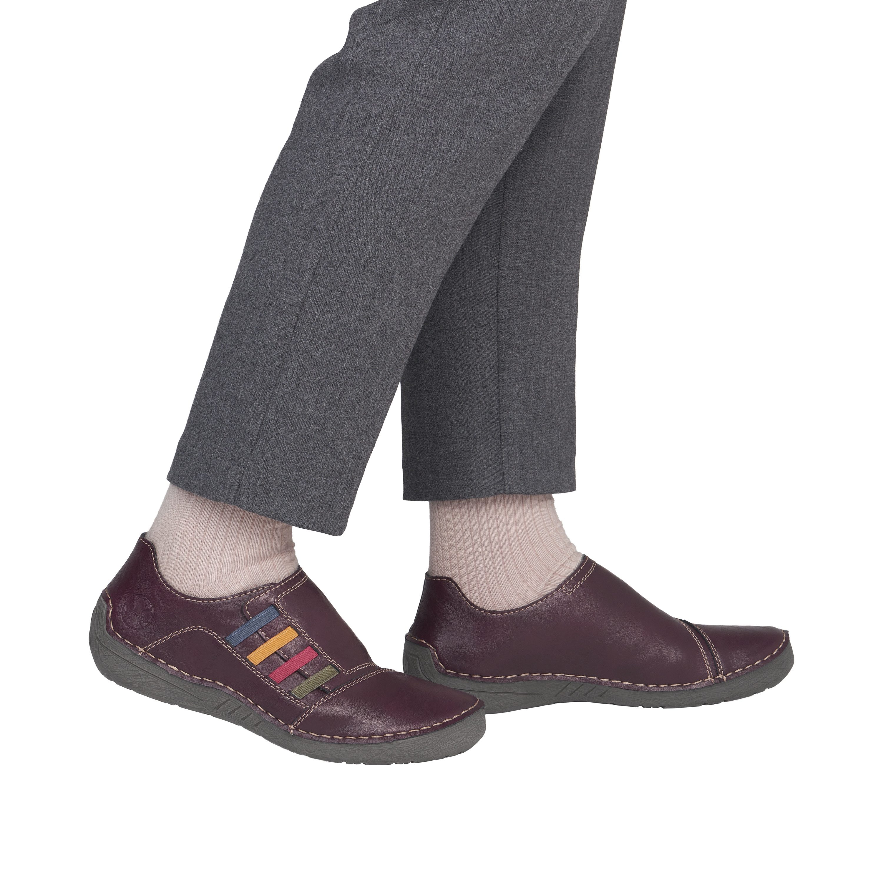 Rieker Slipper Schlupfschuh, Slip-on Sneaker, Halbschuh mit weicher Innensohle