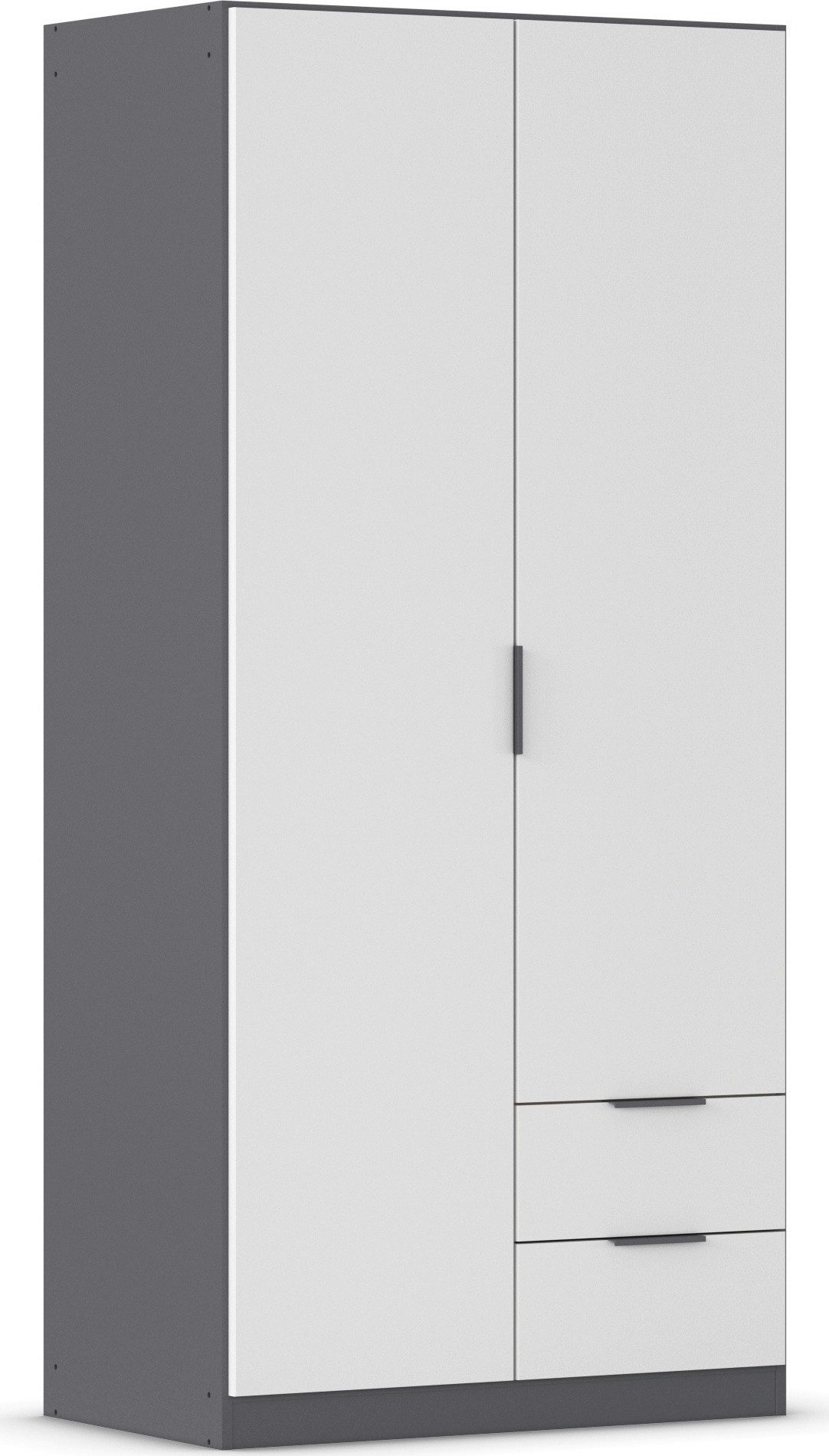 rauch Kleiderschrank Drehtürenschrank Schrank Garderobe Ankleide Schlafzimmer LAGOA (3 verschiedene Ausstattungen BASIC/CLASSIC/PREMIUM (inkl. SOFT-CLOSE) mit geräumigen Schubladen, optional mit Aufsatz MADE IN GERMANY
