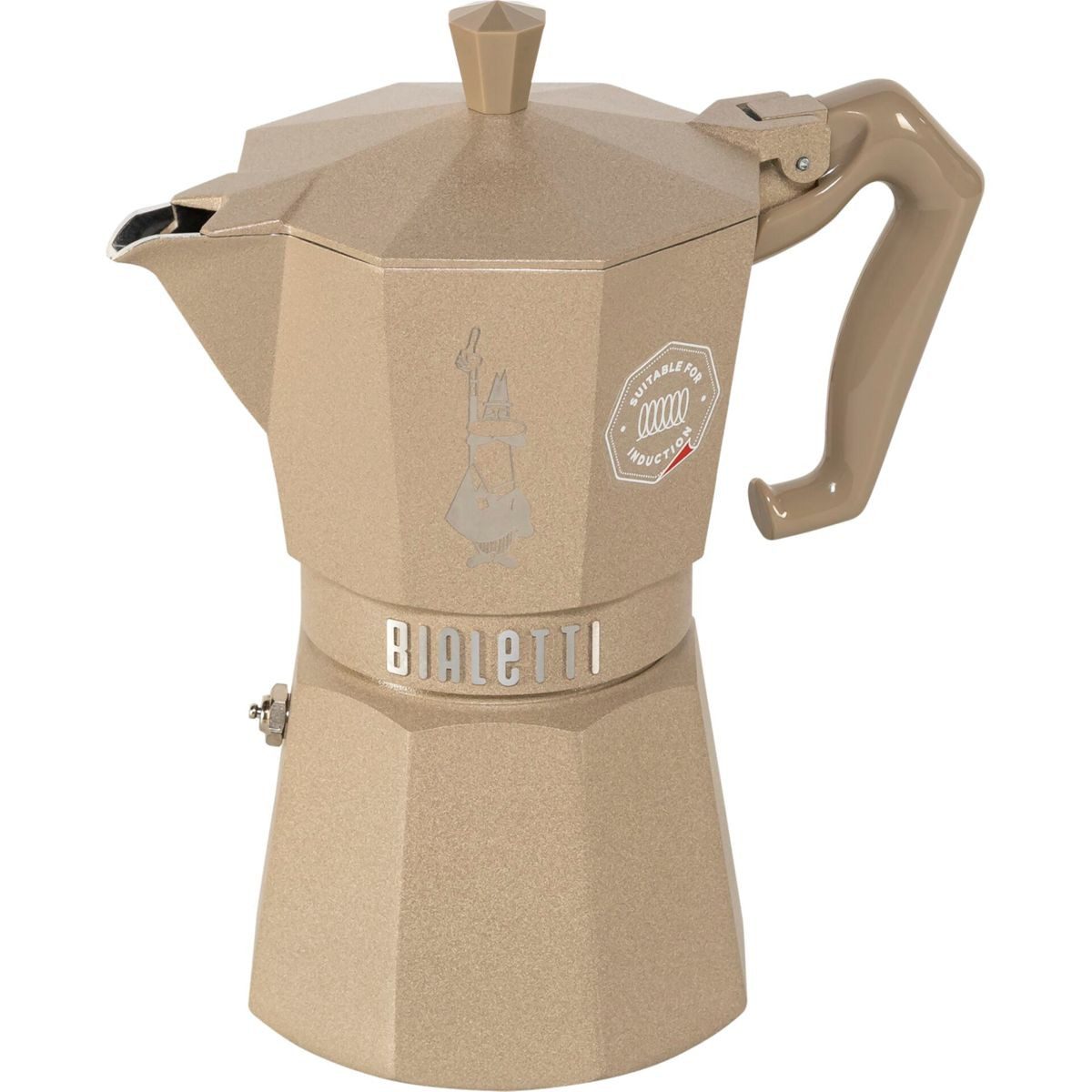 BIALETTI Teebereiter MOKA EXCLUSIVE 6TZ Induction, sand