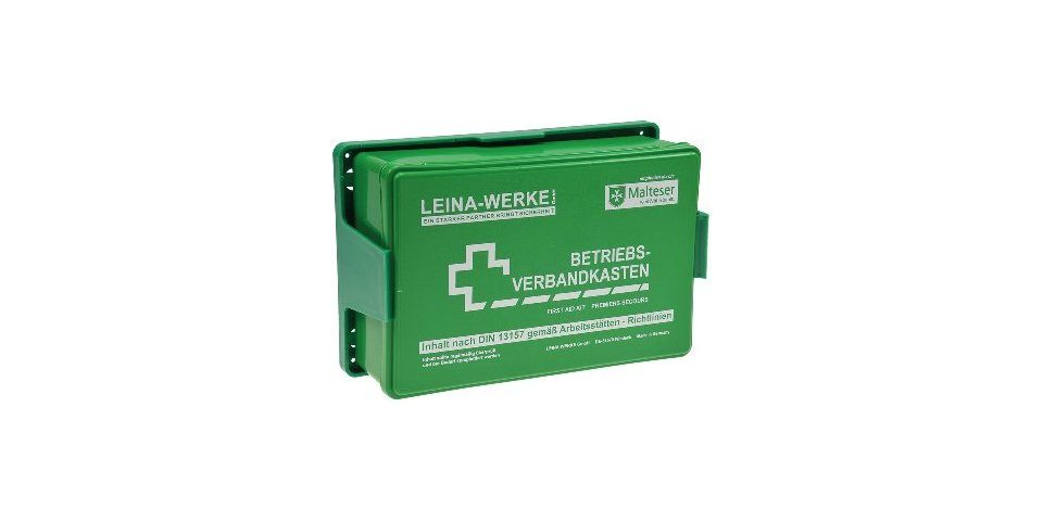 ChiliTec Erste-Hilfe-Koffer Leina Betriebsverbandkasten 21003 incl. Wandhalterung in gruen