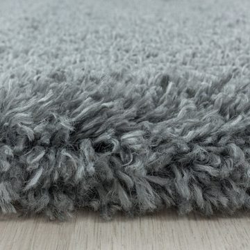 Teppich Hochflor Teppich Francesca Hellgrau, Teppich Boss, rechteckig, Höhe: 30 mm