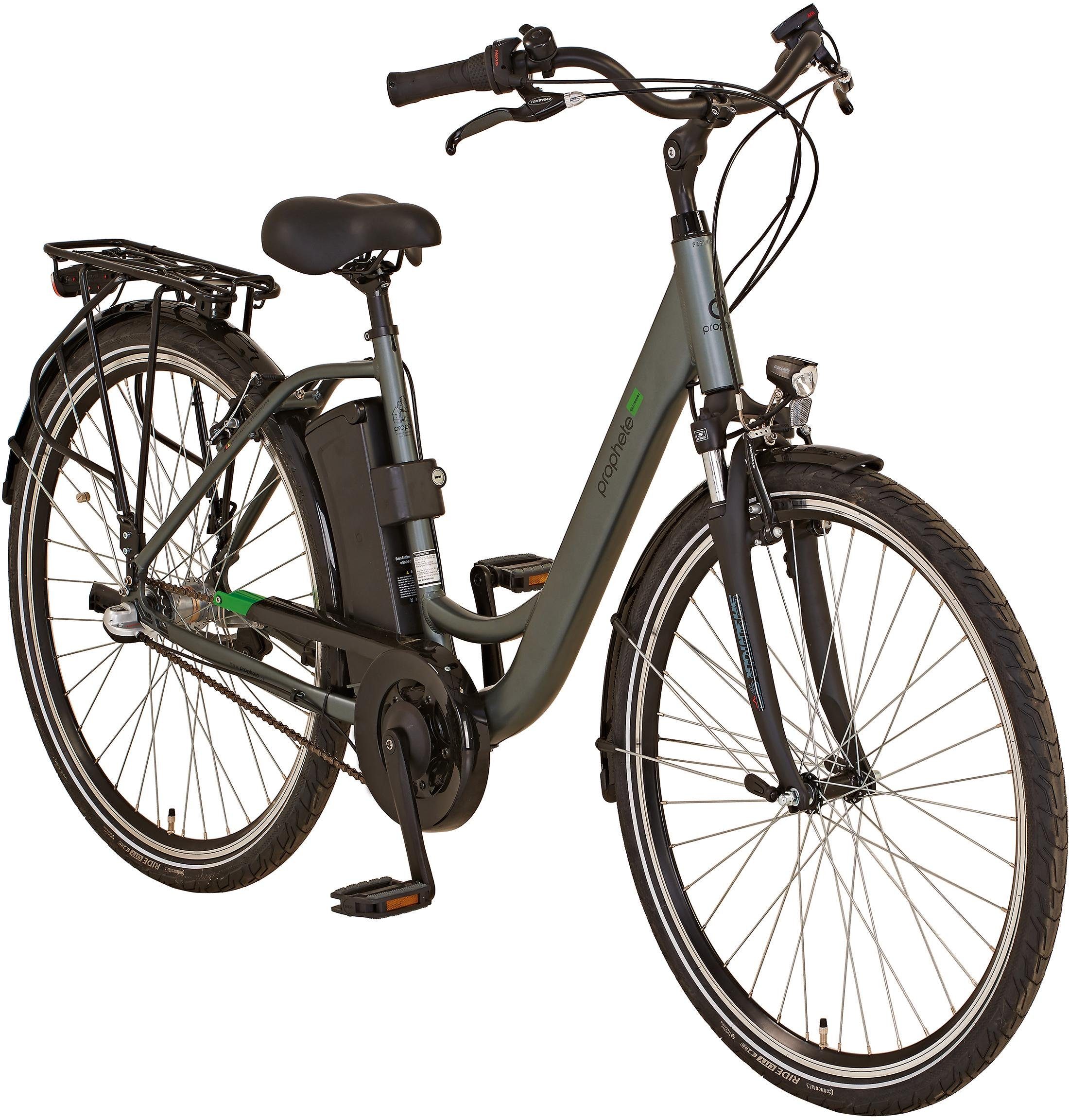 Prophete E-Bike »GENIESSER City E-Bike 28"«, 3 Gang Shimano,  Nabenschaltung, Mittelmotor 250 W online kaufen | OTTO