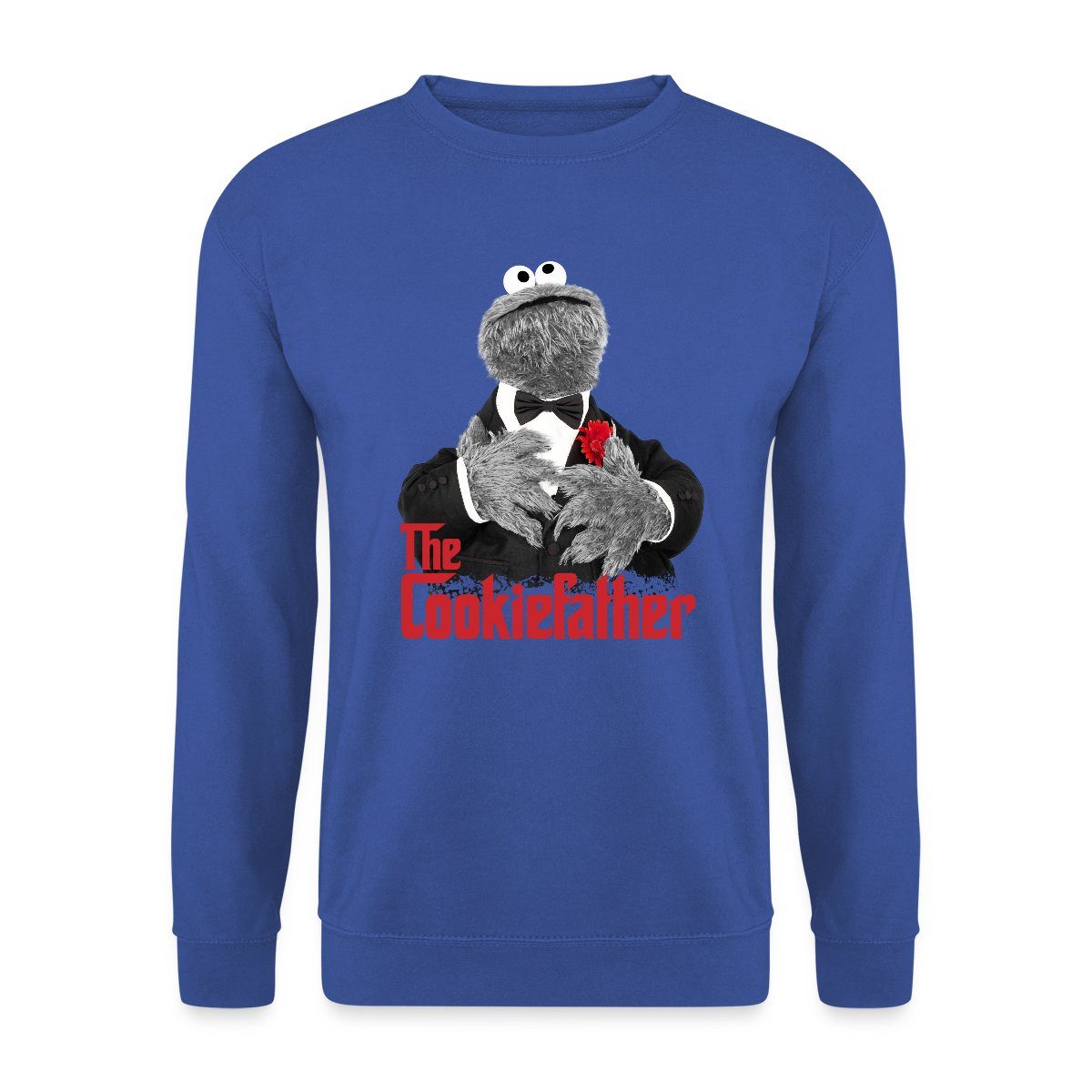 Sweatshirt Sesamstraße Krümelmonster The Cookiefather Unisex Pullover