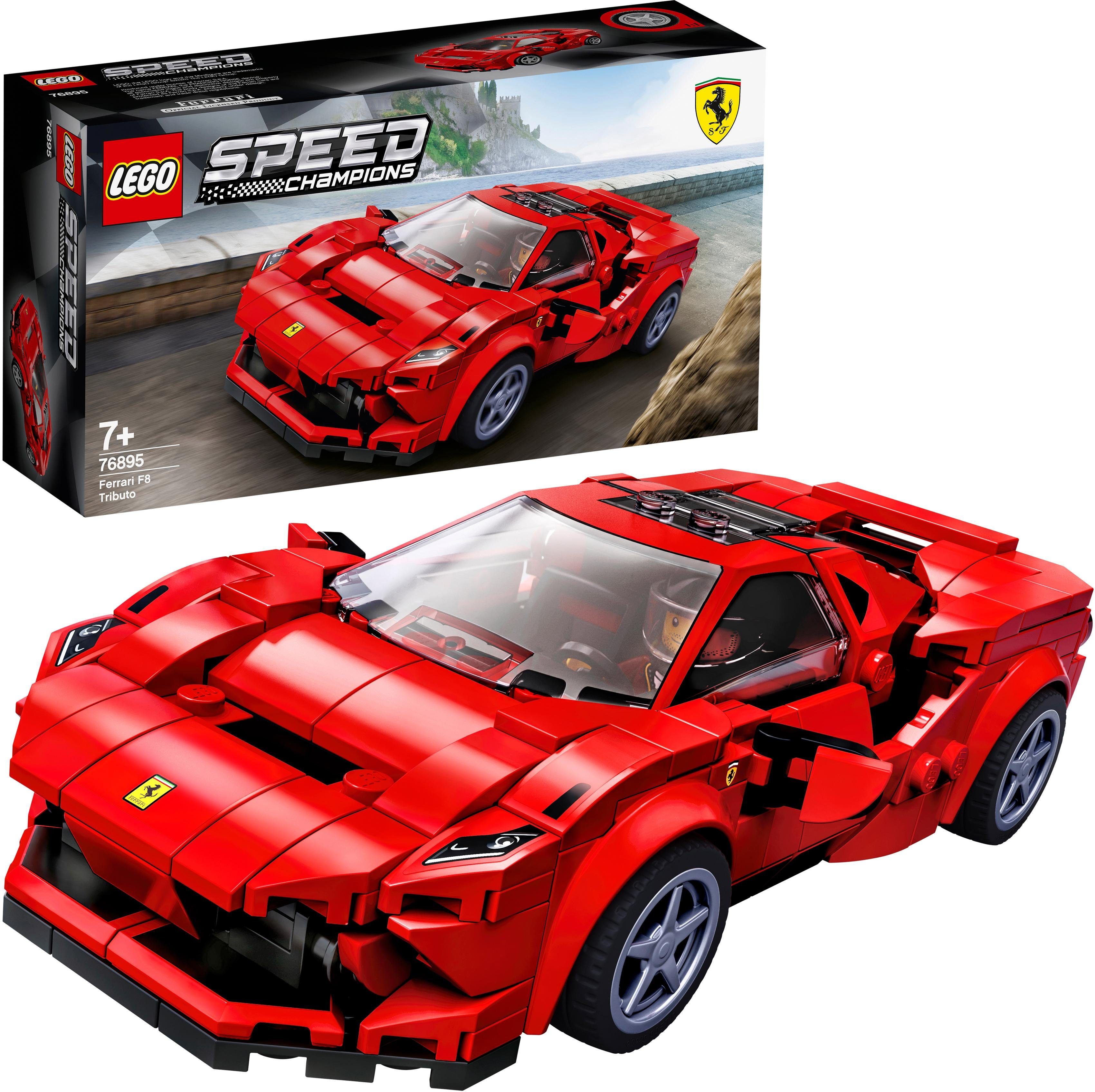 Image of LEGO 76895 Ferrari F8 Tributo Bausatz, Mehrfarbig