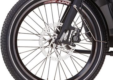 Prophete E-Bike »CARGO E-Bike 20"/26"«, 8 Gang Shimano Shimano Acera Schaltwerk, Kettenschaltung, Mittelmotor 250 W